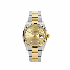 Rolex Datejust 41 126333 Stainless Steel Yellow Gold Champagne Dial Oyster (2023)