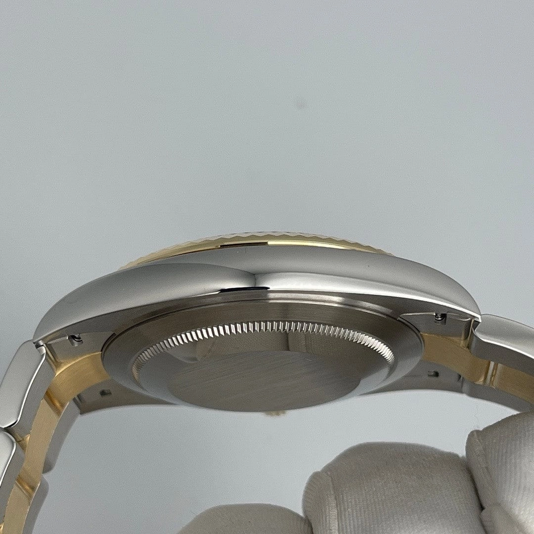 Rolex Datejust 41 126333 Yellow Gold Stainless Steel Slate/Green Roman Dial