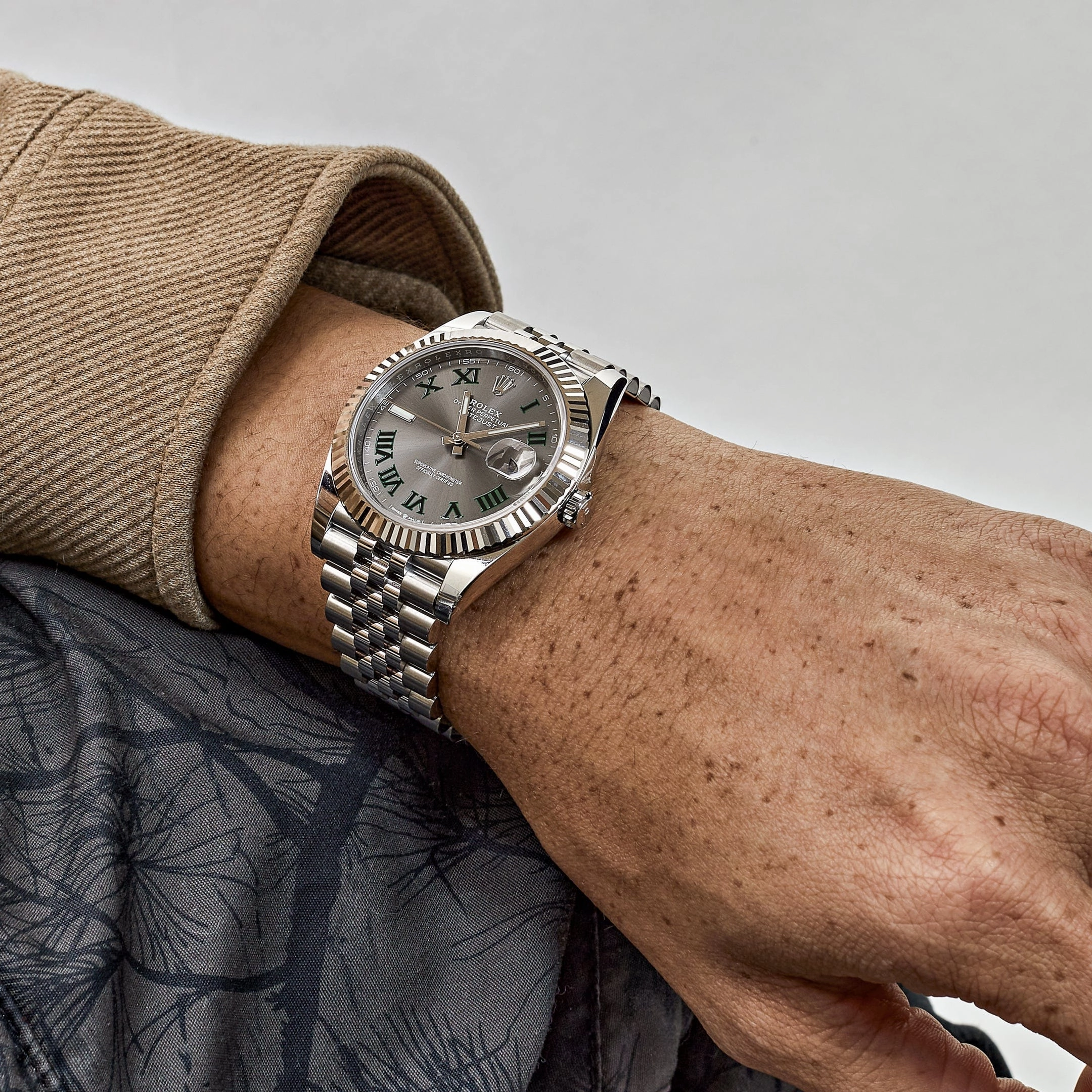 Rolex Datejust 41 126334 'Wimbledon' Stainless Steel Slate Dial Jubilee (2022)