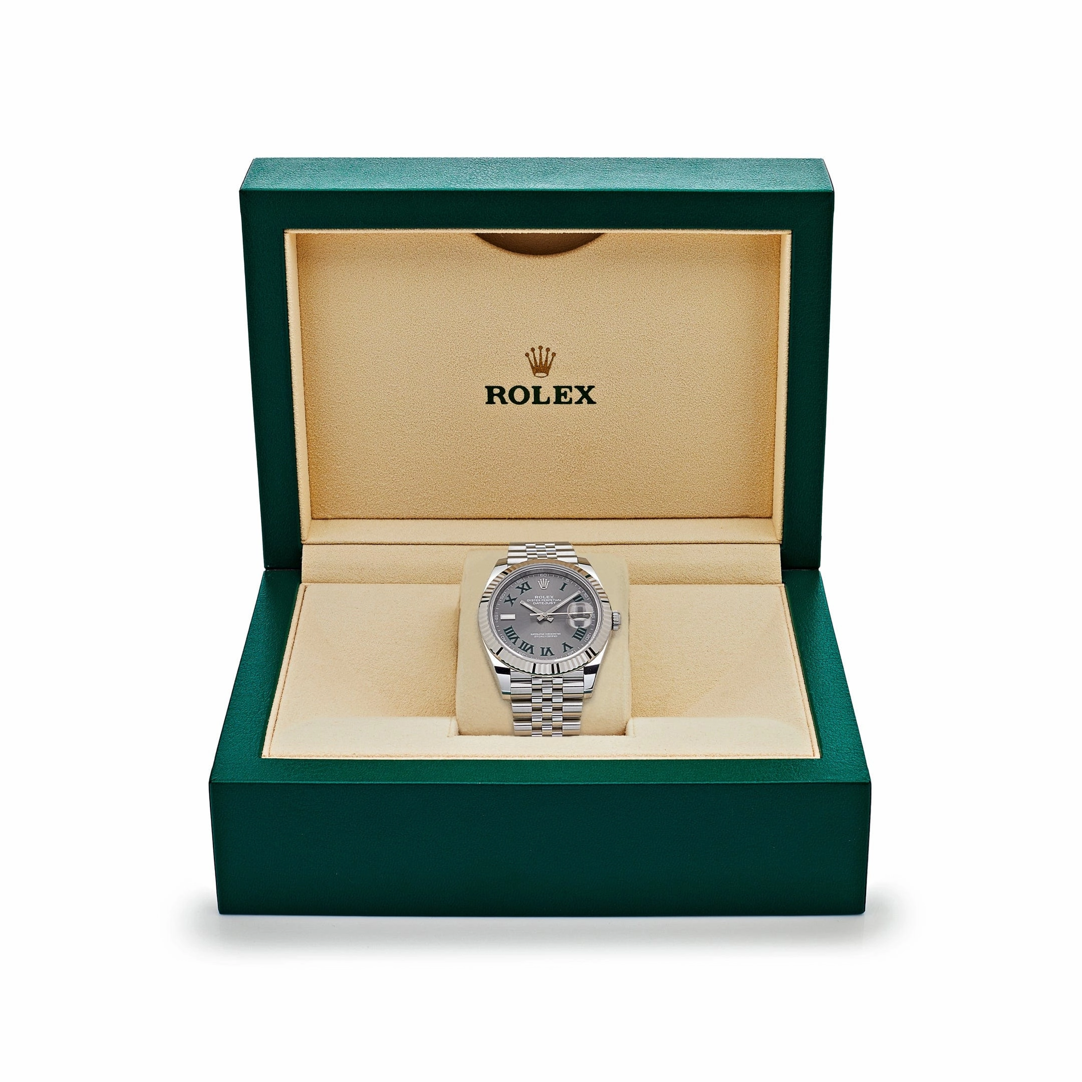Rolex Datejust 41 126334 'Wimbledon' Stainless Steel Slate Dial Jubilee (2025)