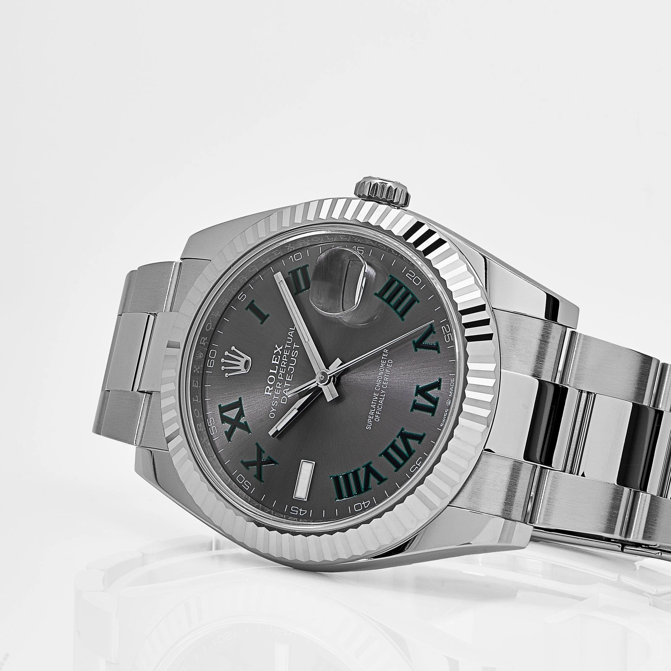 Rolex Datejust 41 126334 'Wimbledon' Stainless Steel Slate Dial Oyster (2024)