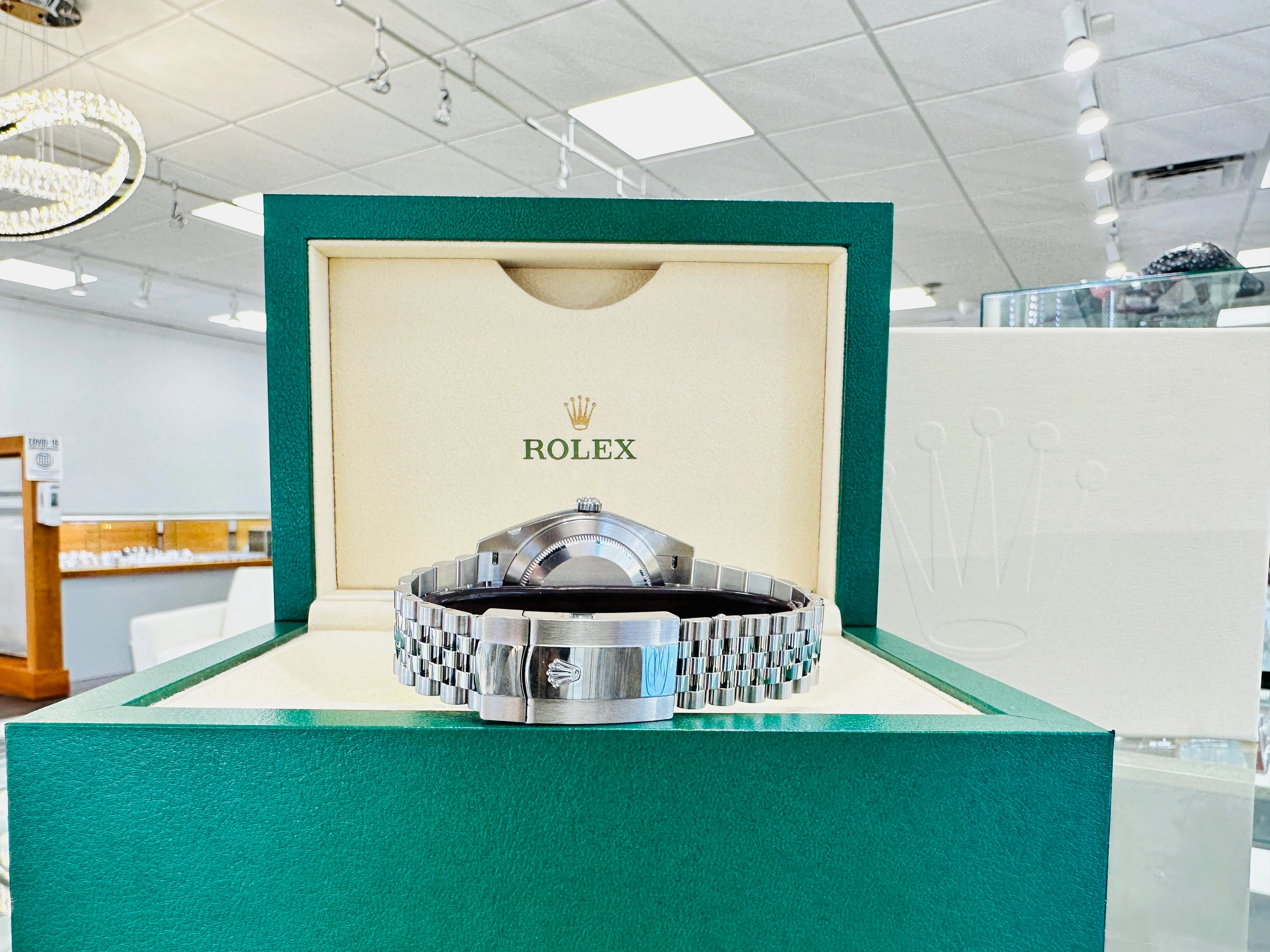 Rolex DateJust 41 126334 Blue Stick Jubilee Steel Unworn Box and Papers