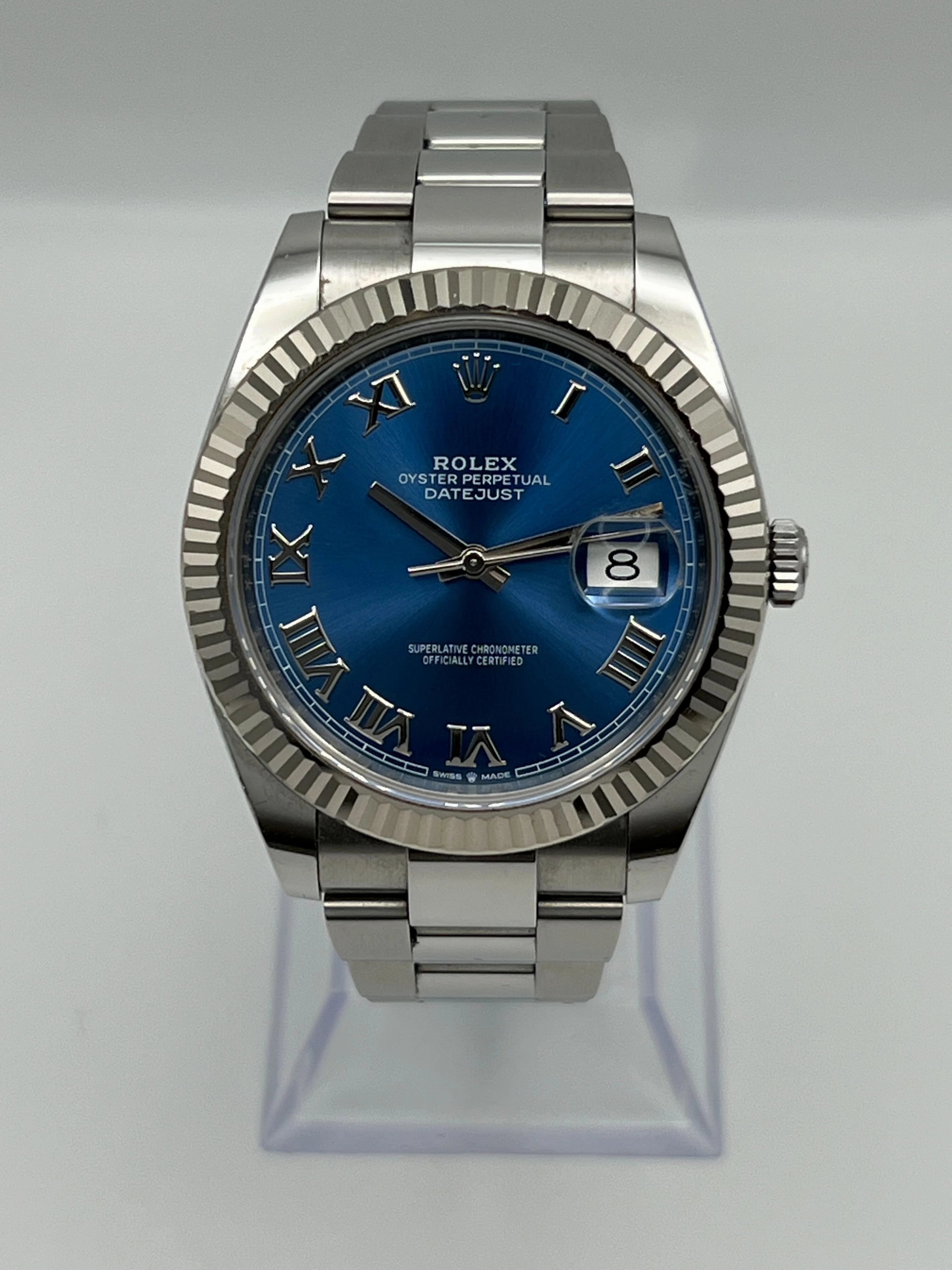 Rolex Datejust 41 126334 Stainless Steel Blue Dial Oyster (2021)