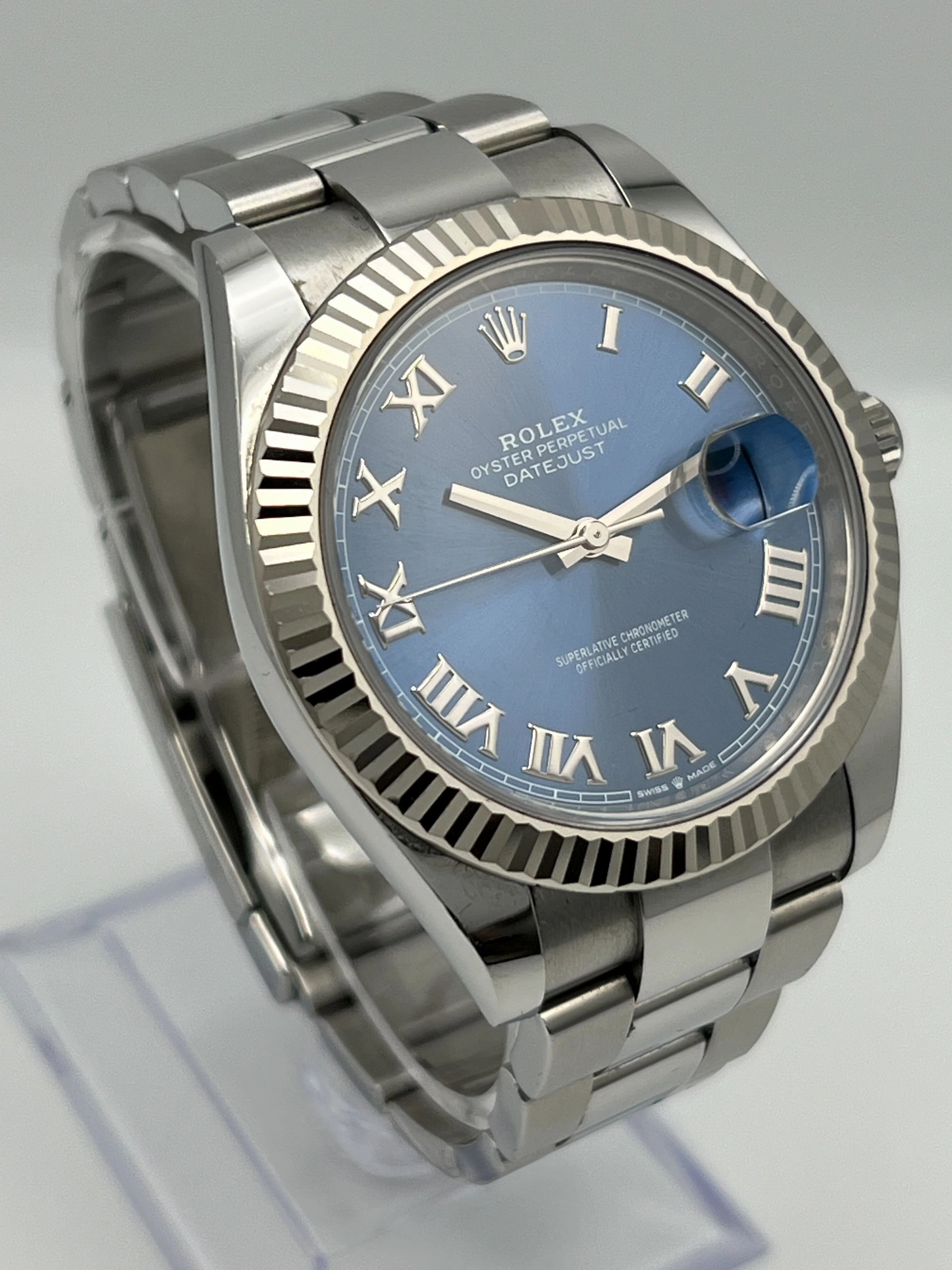 Rolex Datejust 41 126334 Stainless Steel Blue Dial Oyster (2021)