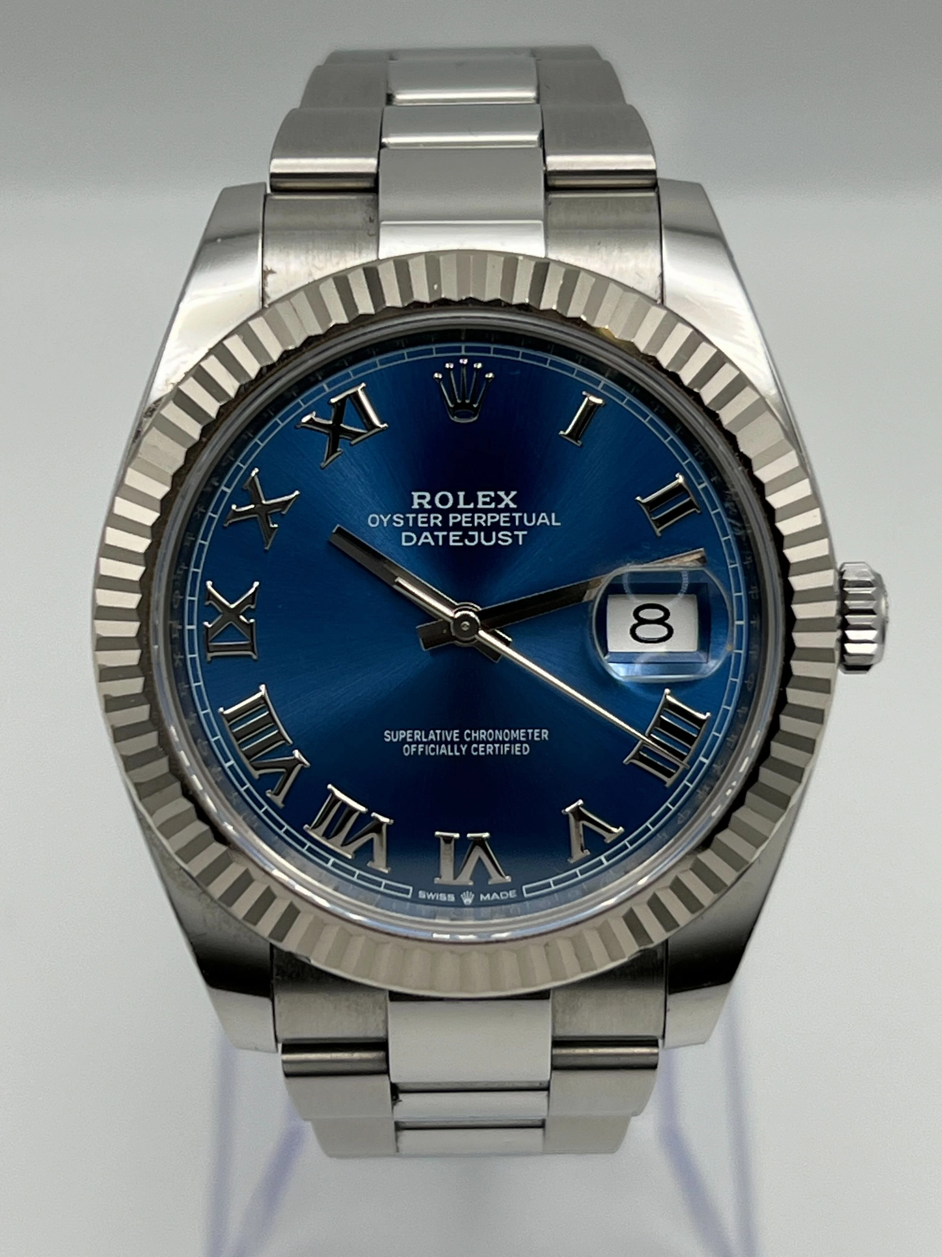 Rolex Datejust 41 126334 Stainless Steel Blue Dial Oyster (2021)
