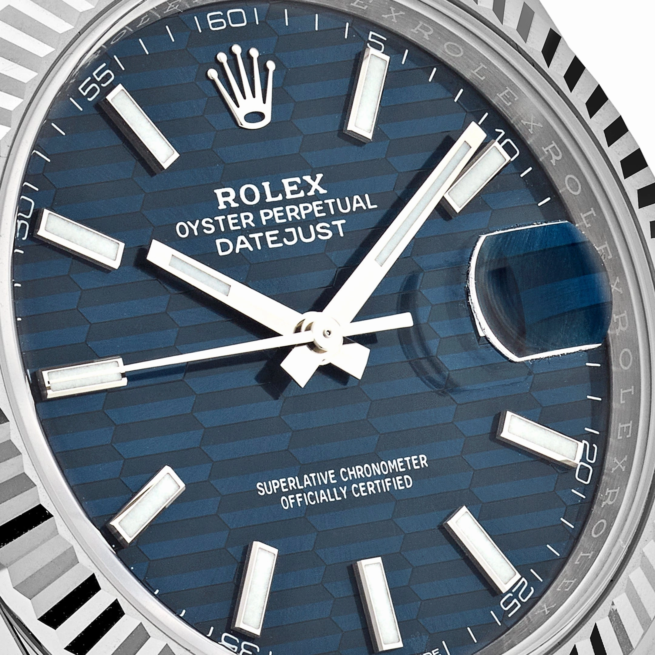 Rolex Datejust 41 126334 Stainless Steel Fluted Motif Blue Dial Jubilee (2023)