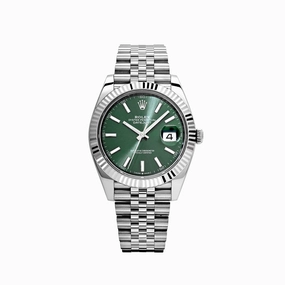 Rolex Datejust 41 126334 Stainless Steel Green Dial Jubilee (2024)