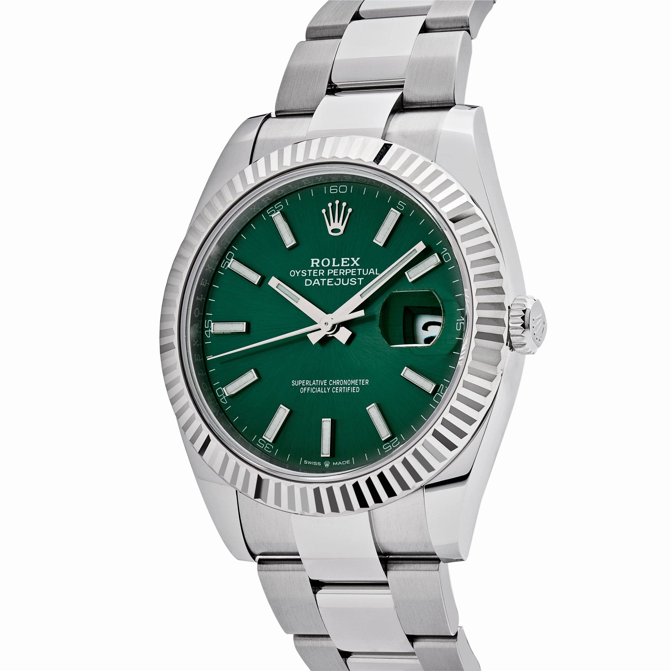 Rolex Datejust 41 126334 Stainless Steel Mint Green Dial Oyster (2024)
