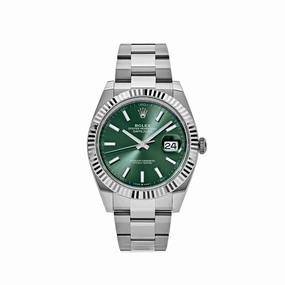 Rolex Datejust 41 126334 Stainless Steel Mint Green Dial Oyster (2024)