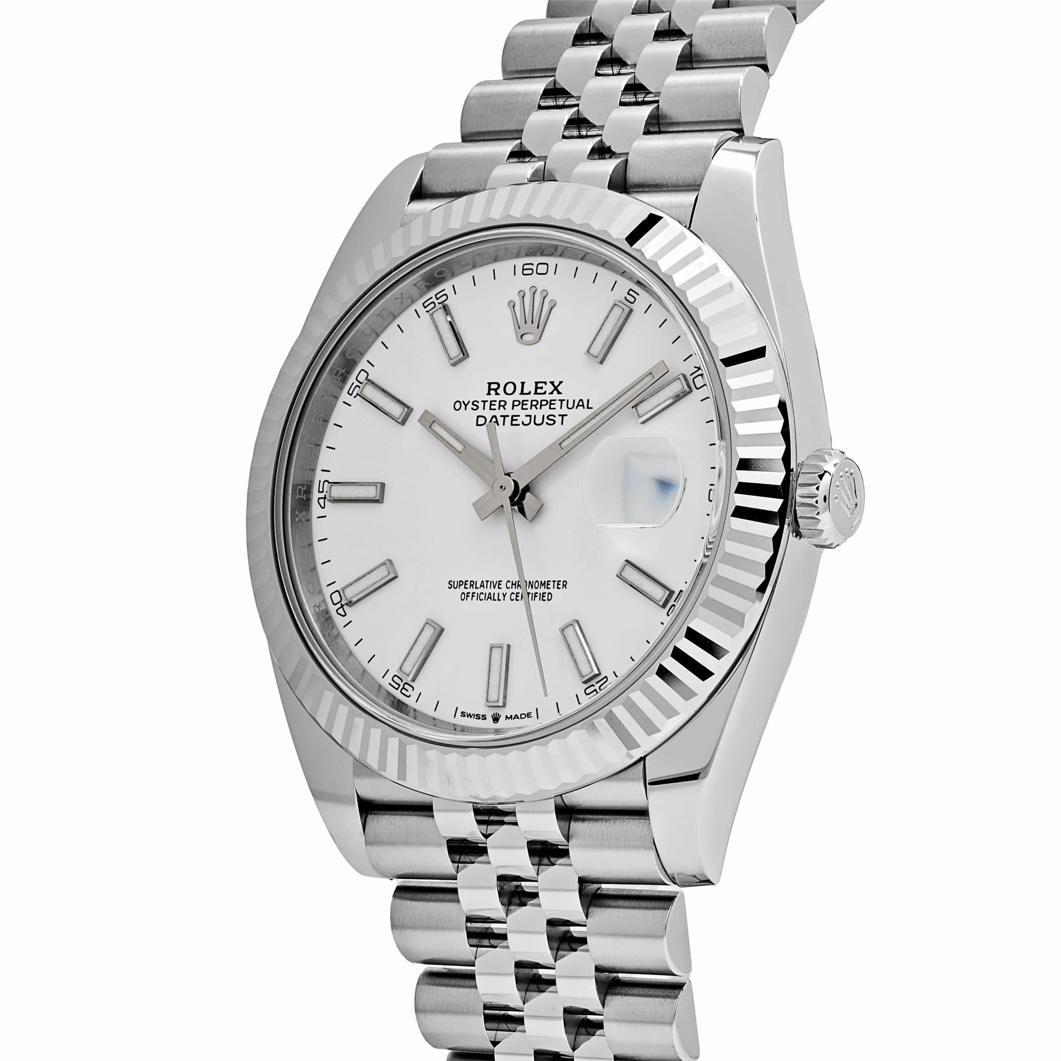 Rolex Datejust 41 126334 Stainless Steel White Dial Jubilee (2024)
