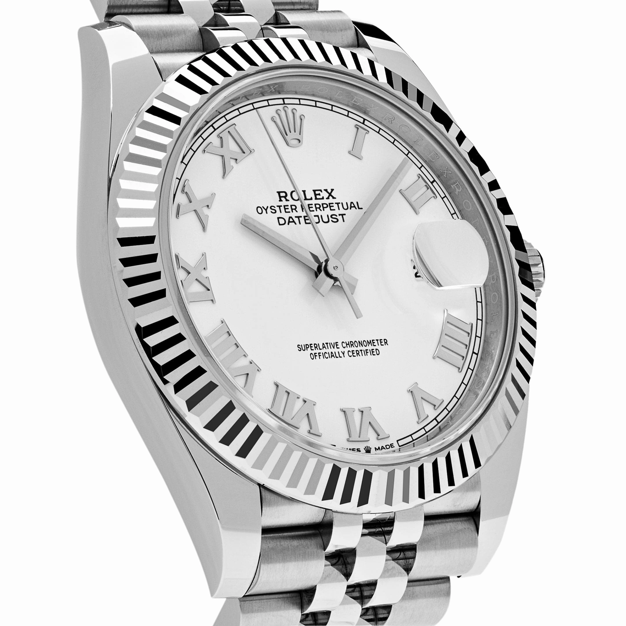 Rolex Datejust 41 126334 Stainless Steel White Dial Jubilee