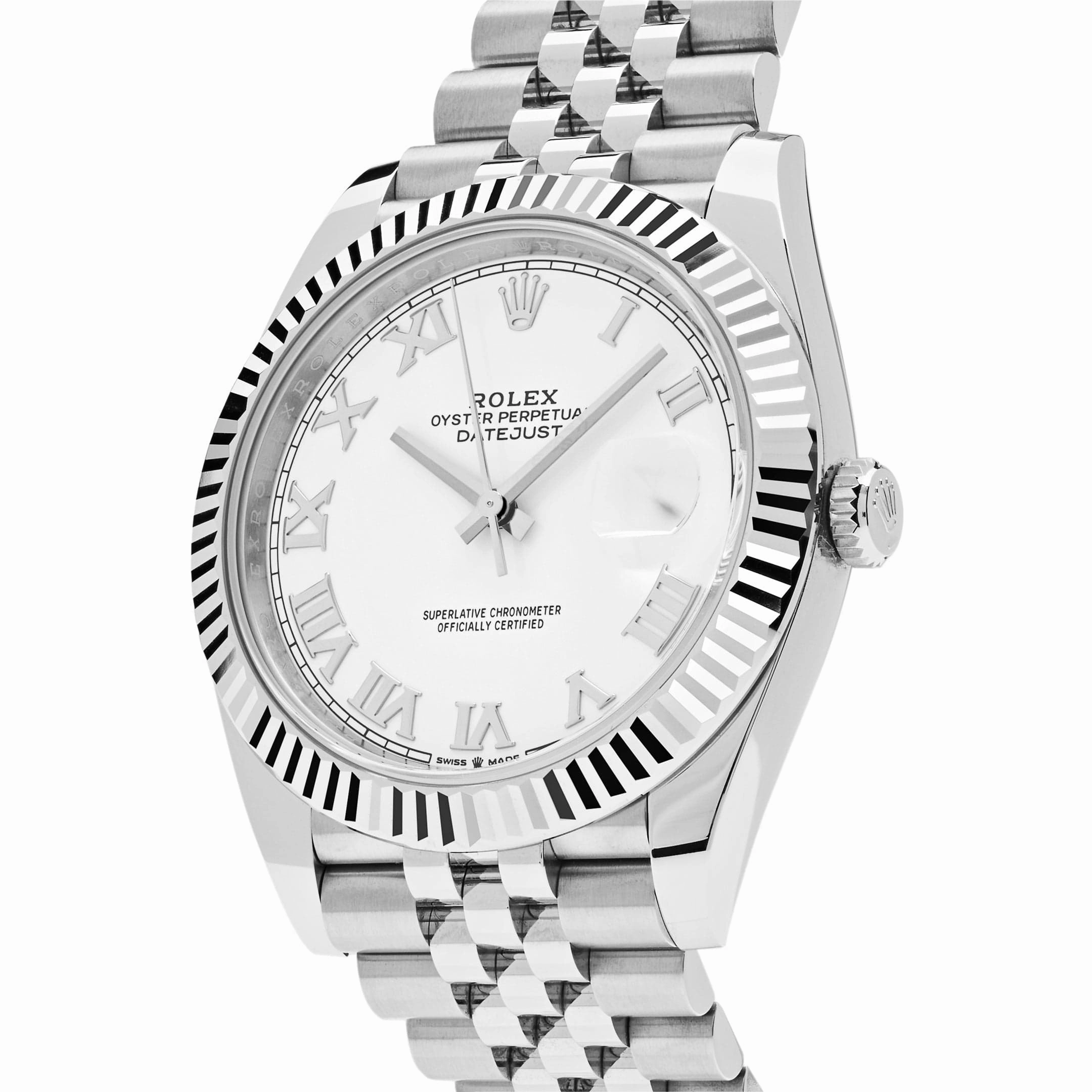 Rolex Datejust 41 126334 Stainless Steel White Dial Jubilee