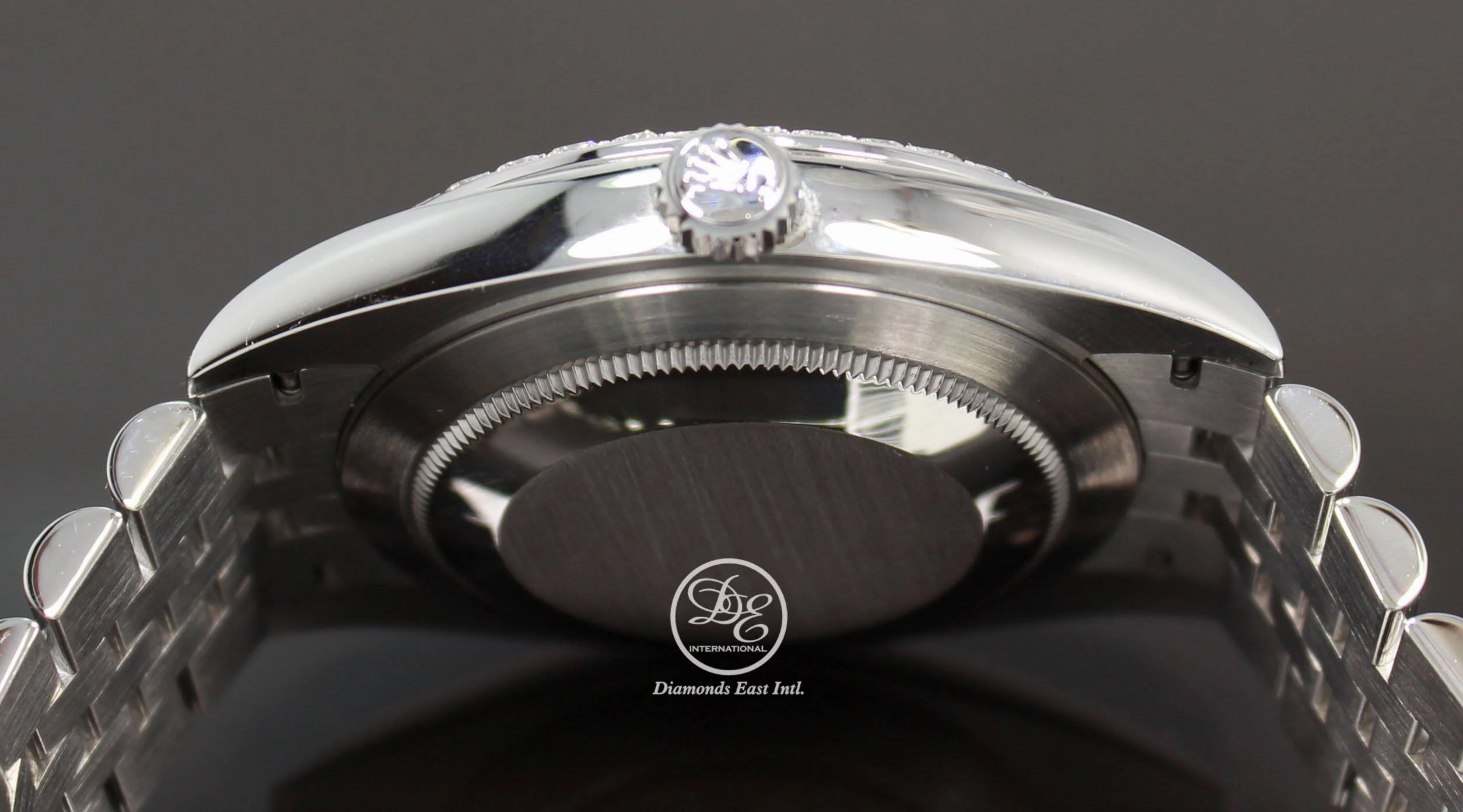 Rolex Datejust 41mm 126300 Jubilee Rhodium Dial All Covered With Diamonds ICED OUT BOX/PAPERS UNWORN