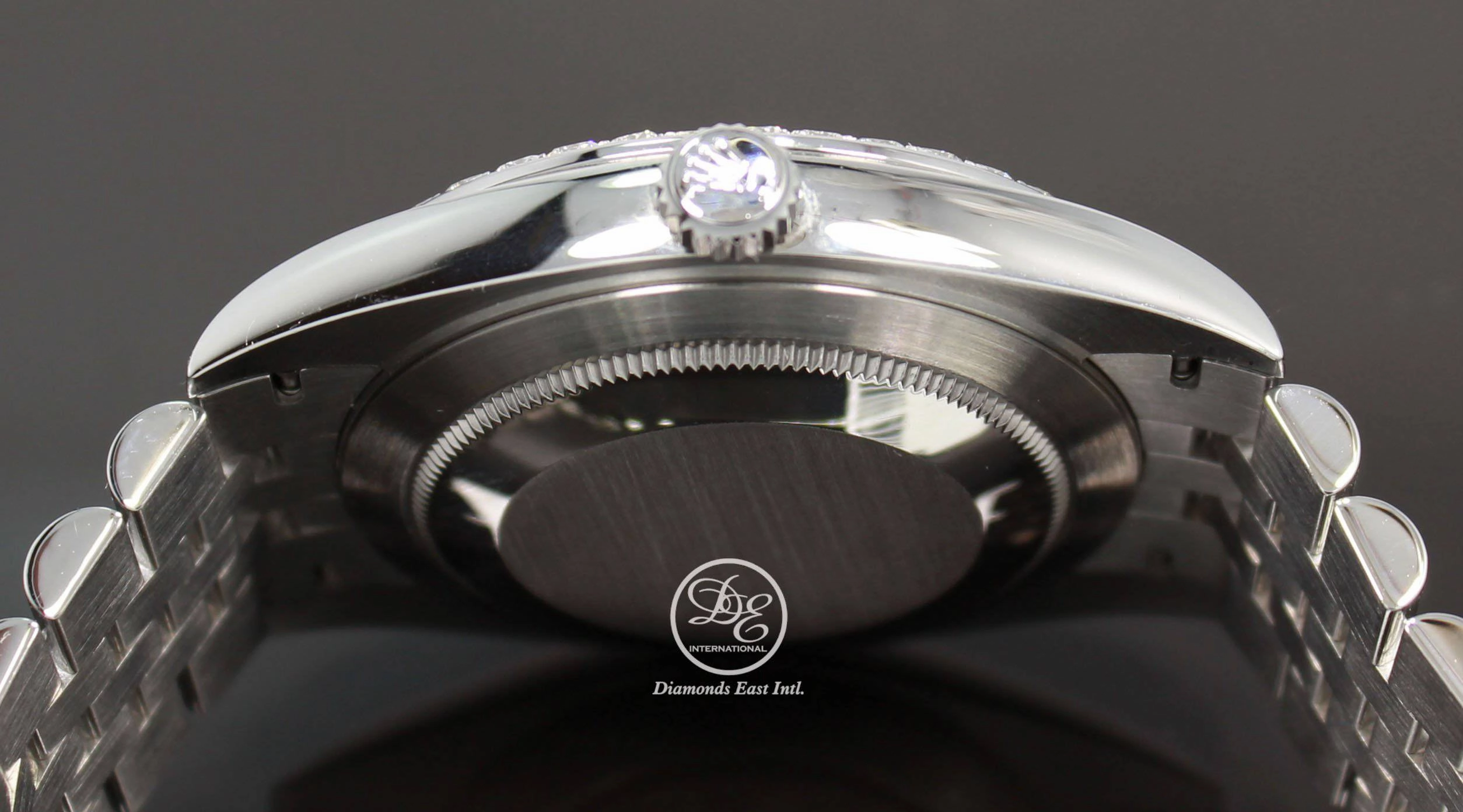 Rolex Datejust 41mm 126300 Jubilee Rhodium Dial All Covered With Diamonds ICED OUT BOX/PAPERS UNWORN