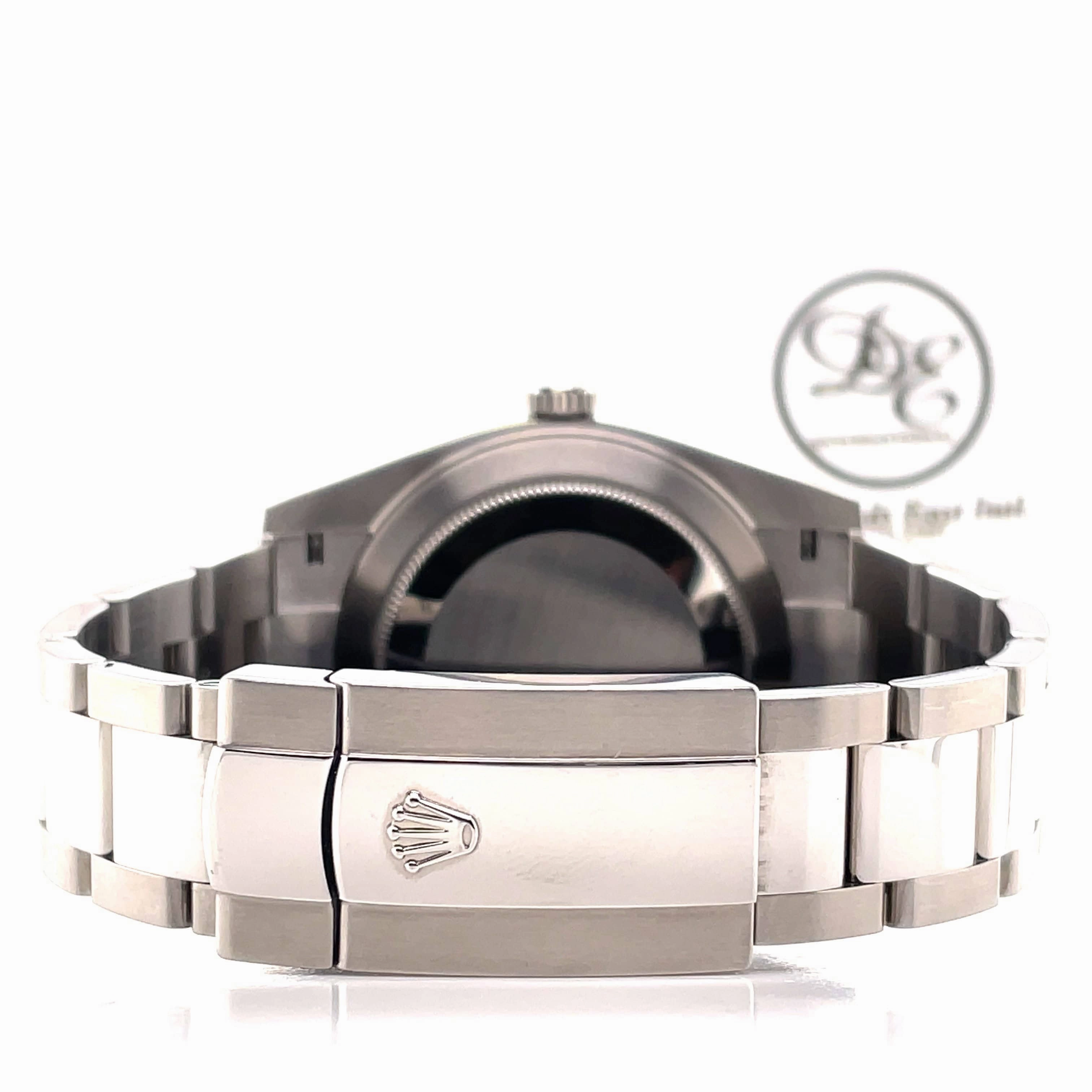 Rolex Datejust 41mm 126300 White Stick Dial Smooth Bezel PAPERS