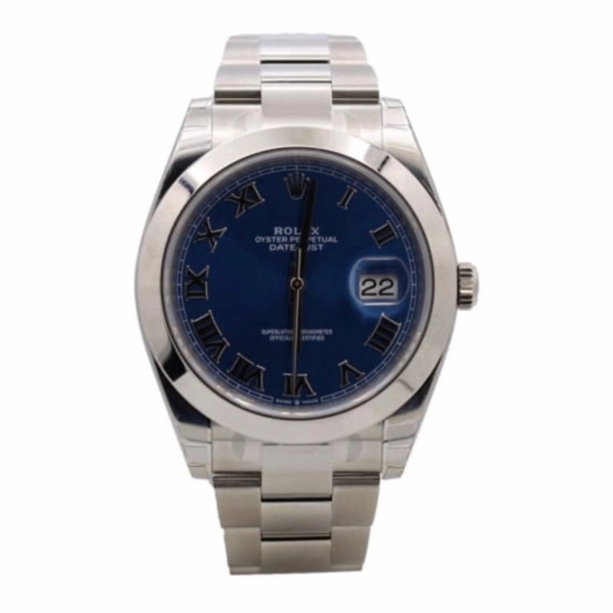 Rolex Datejust 41mm - Ref: 126300-0017 - Blue Dial, Stainless Steel Oyster Bracelet Men's Watch