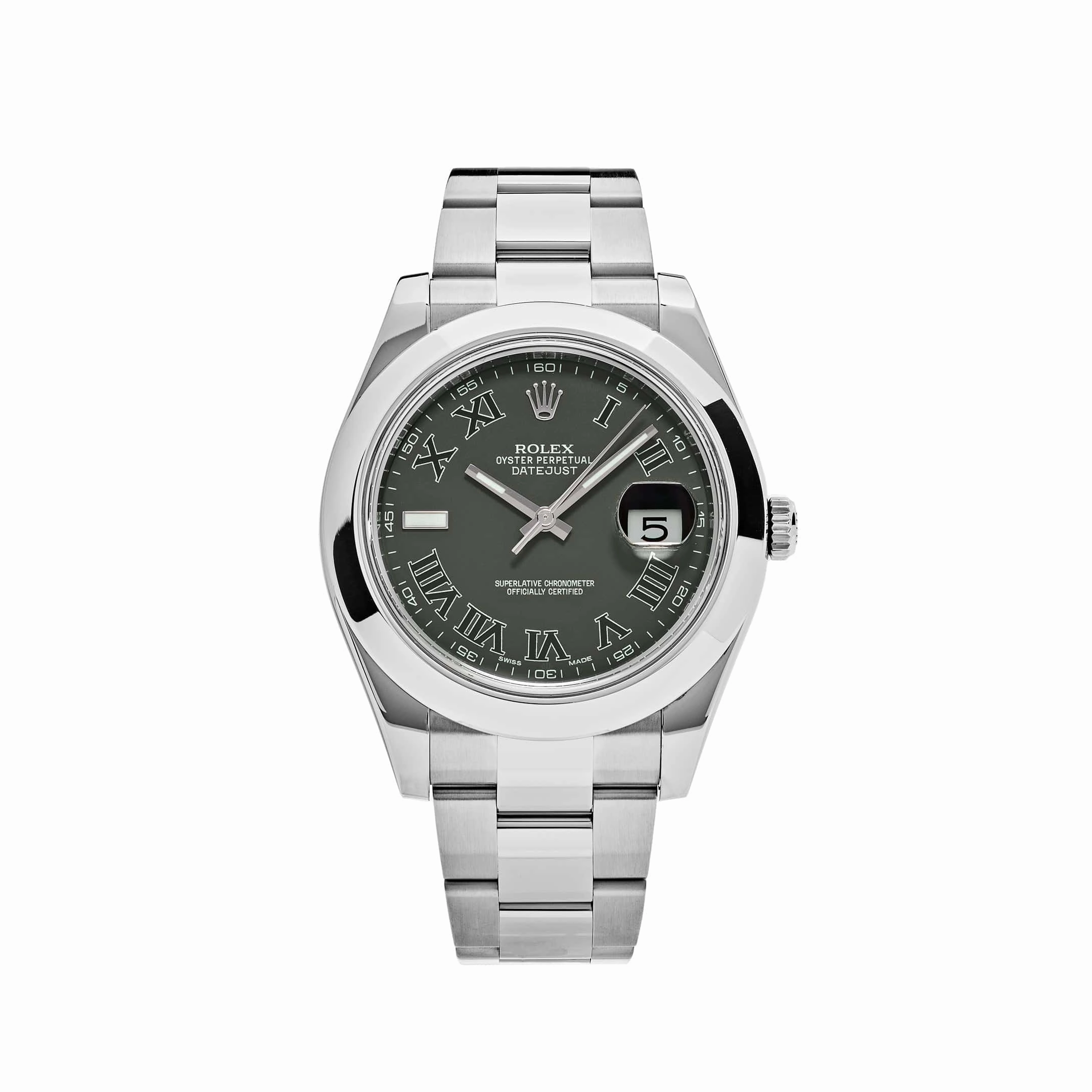 Rolex Datejust II 116300 Stainless Steel Grey Dial