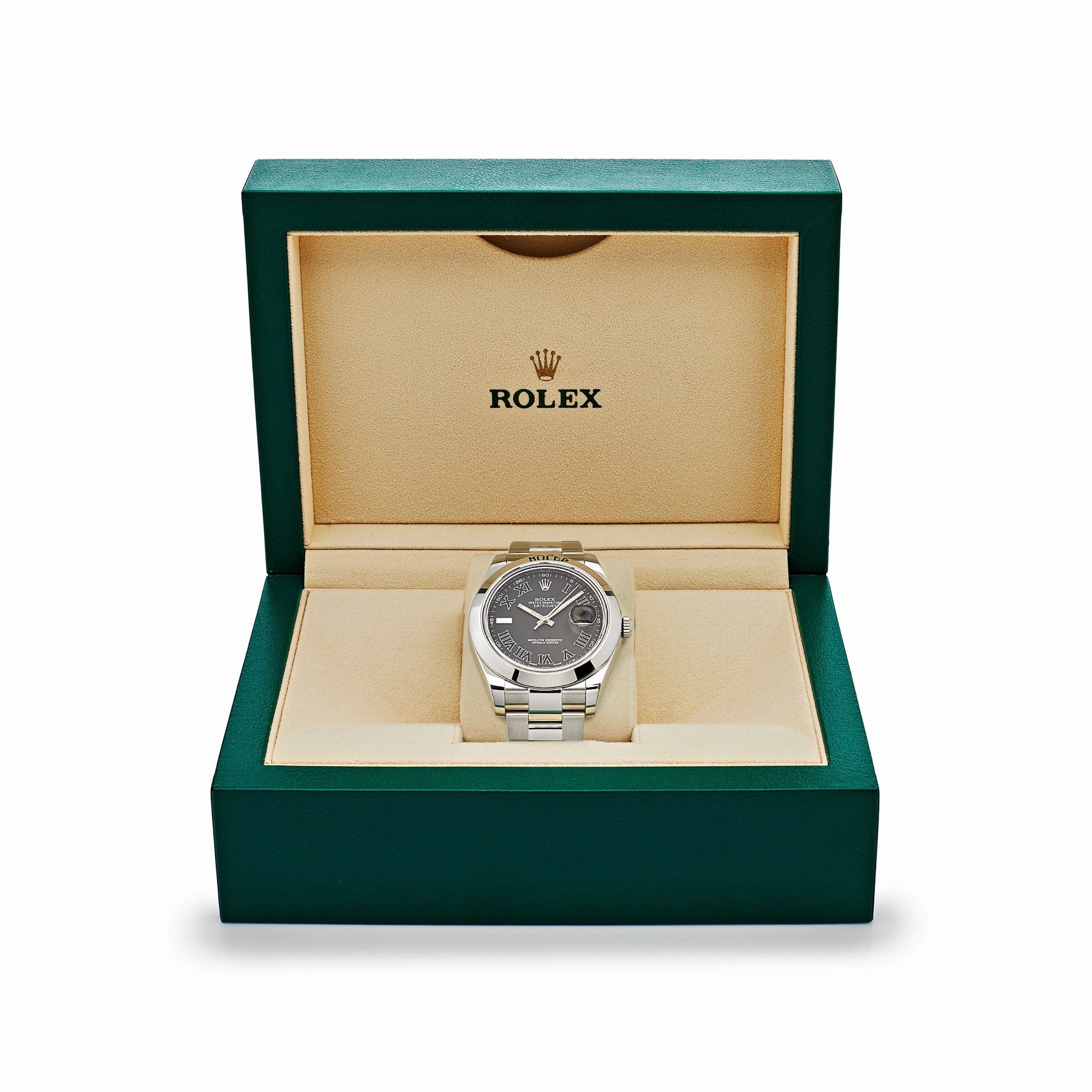 Rolex Datejust II 116300 Stainless Steel Grey Dial