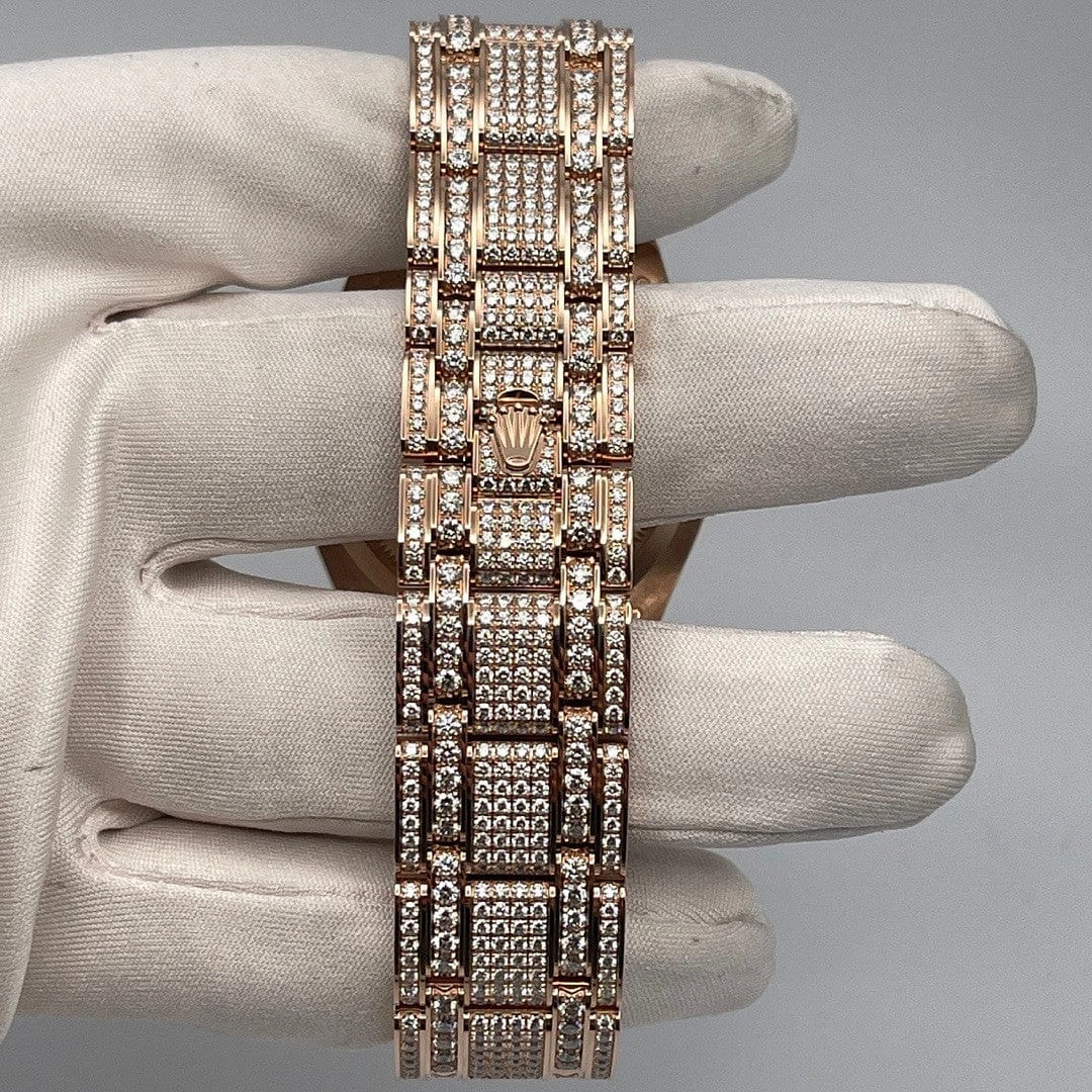 Rolex Datejust Pearlmaster 39 86405RBR Diamond Paved
