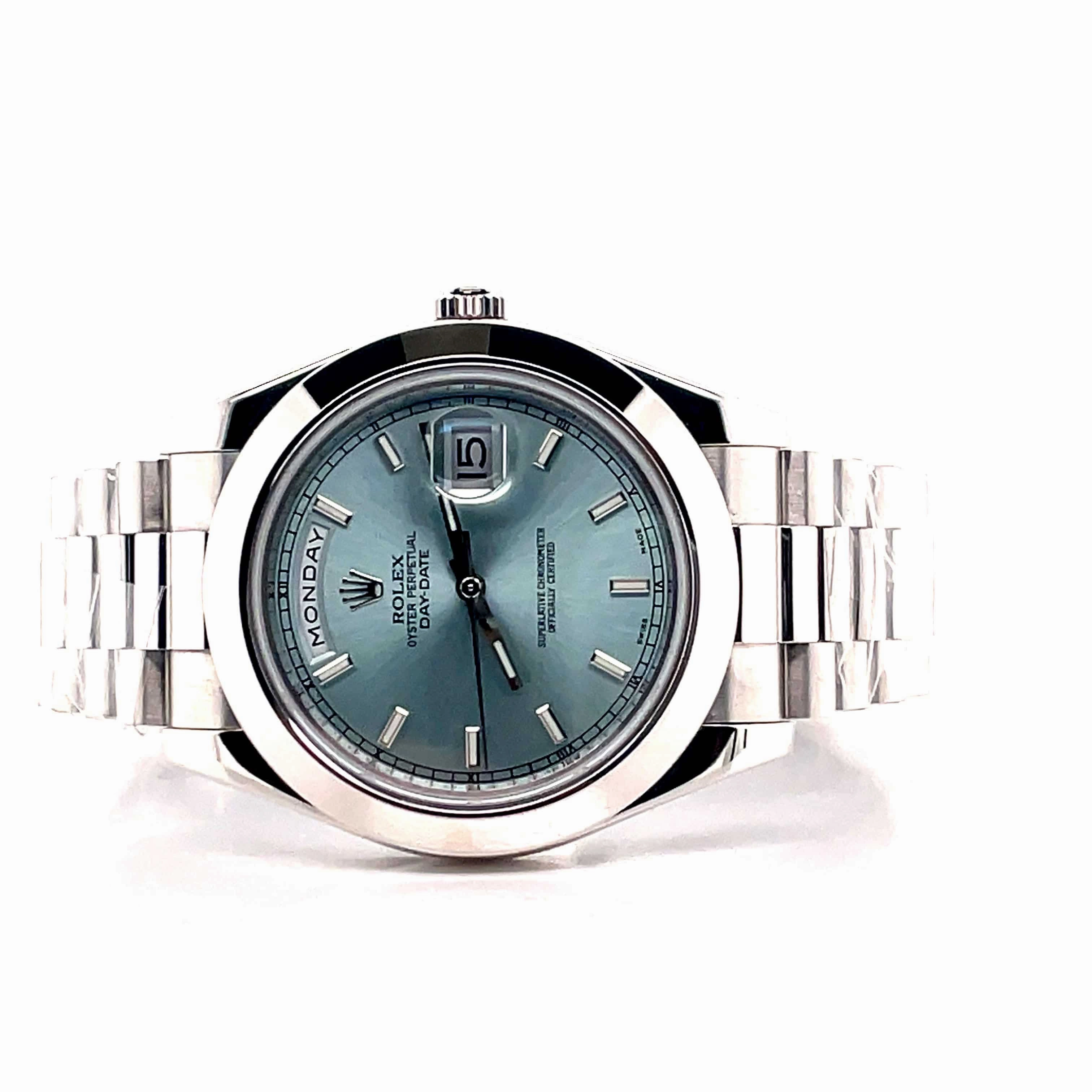 Rolex Day-Date II 218206 Platinum President Unworn