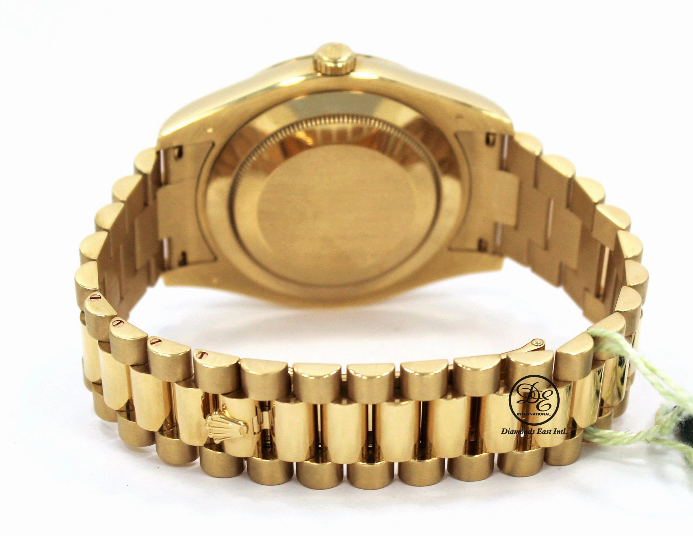 Rolex Day-Date II President 218238 Ivory Concentric Dial 18K Yellow Gold