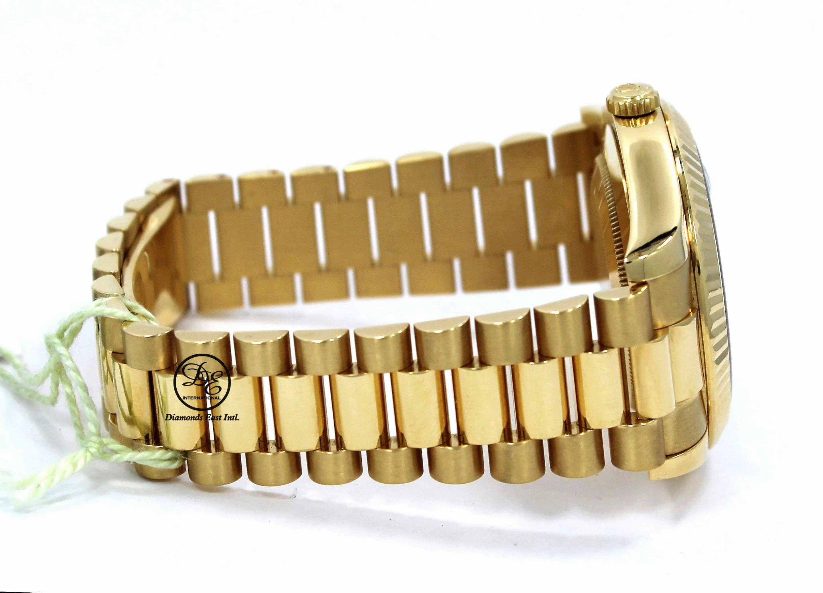 Rolex Day-Date II President 218238 Ivory Concentric Dial 18K Yellow Gold