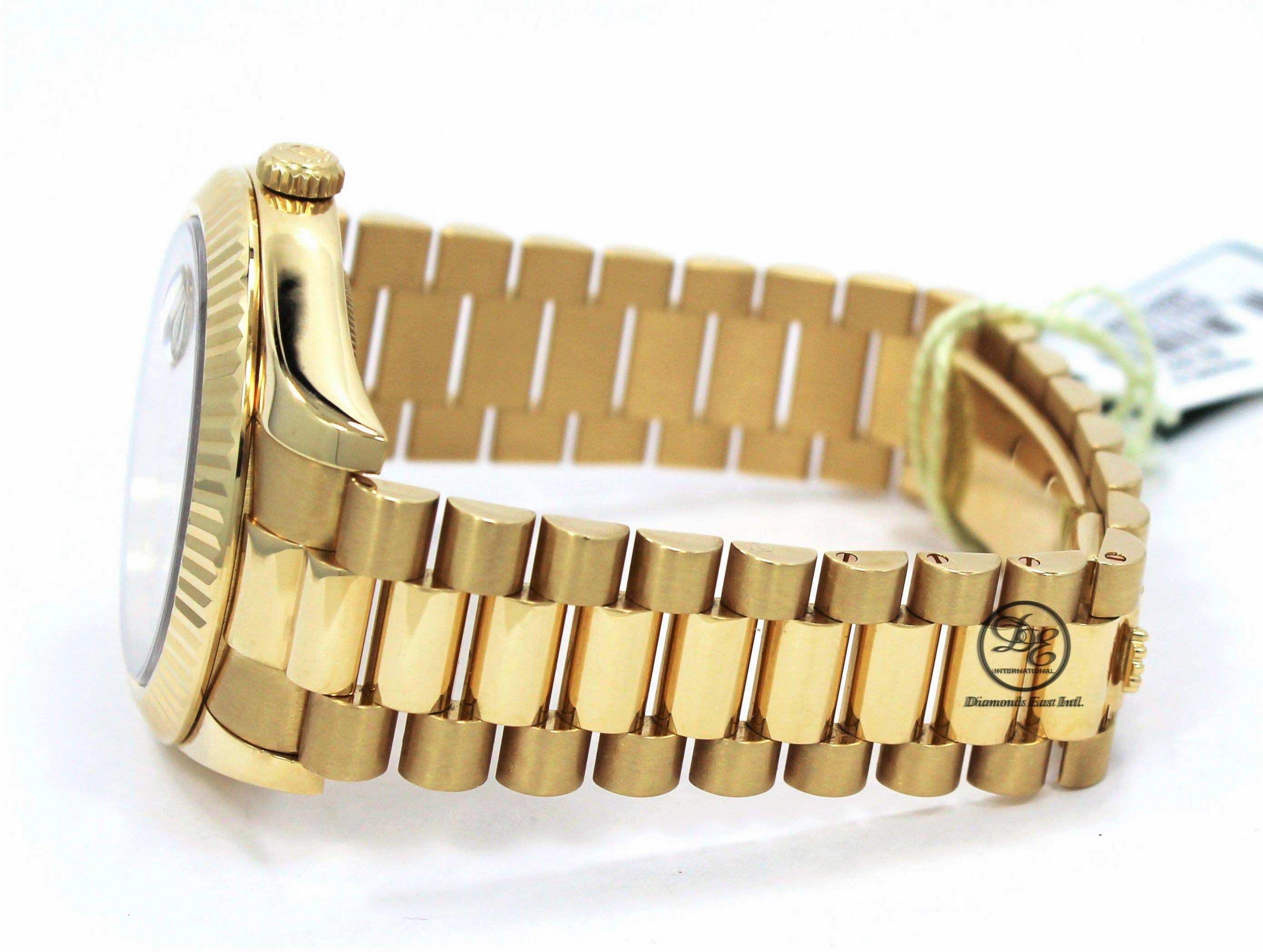 Rolex Day-Date II President 218238 Ivory Concentric Dial 18K Yellow Gold