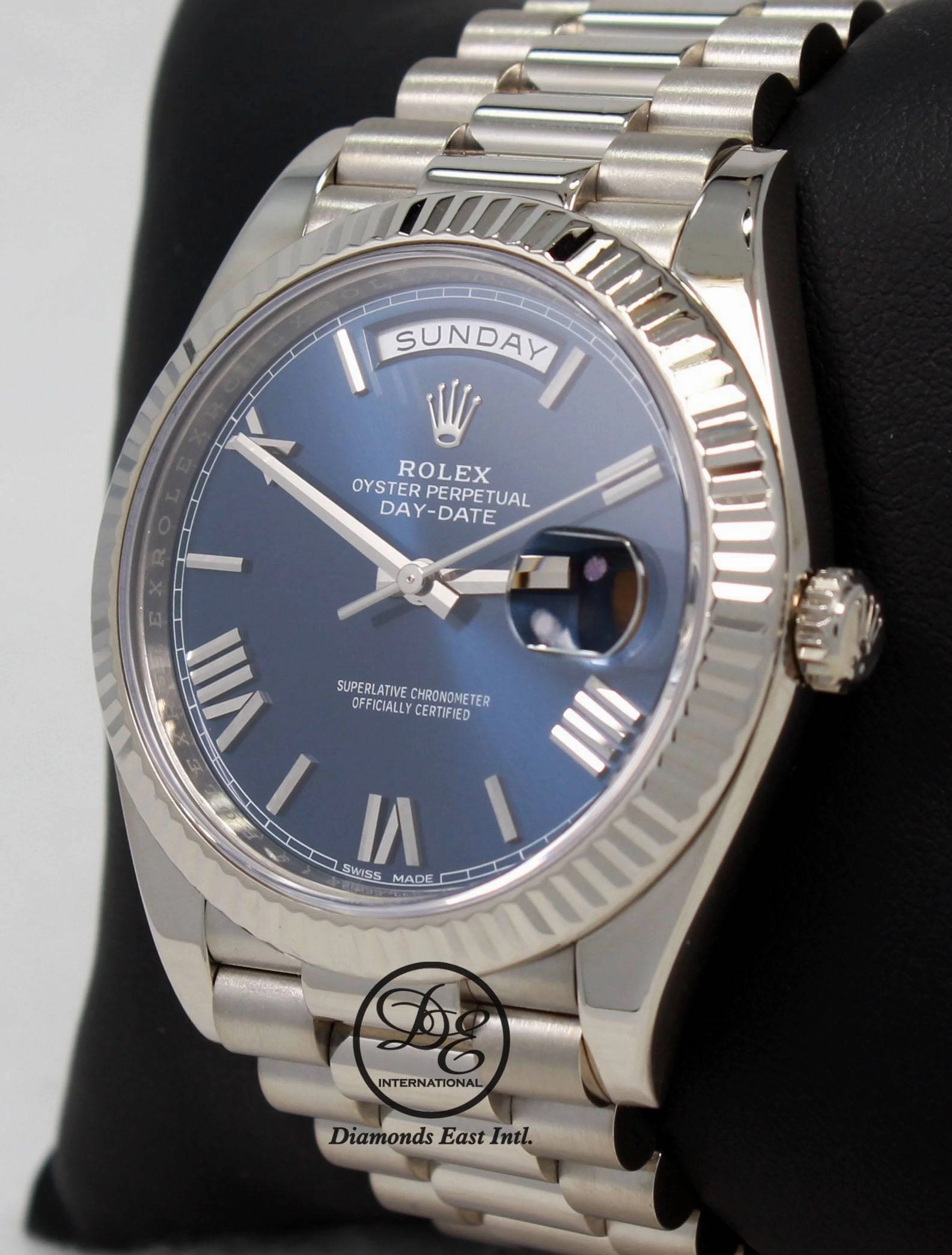 Rolex Day-Date President 40mm Oyster Perpetual 228239 BLURP BOX/PAPERS PreOwned