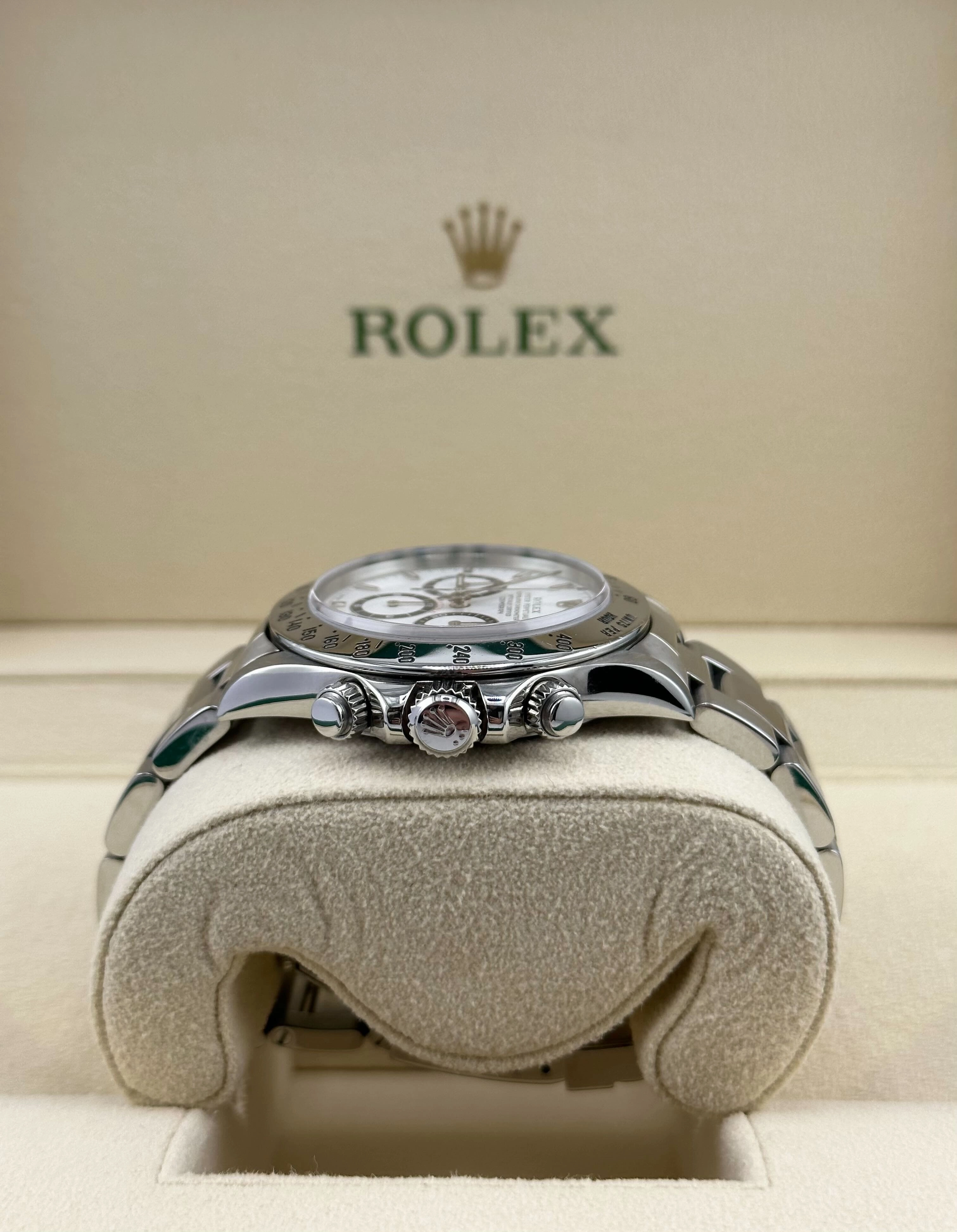 Rolex Daytona 16520 Zenith Movement Stainless Steel White Dial