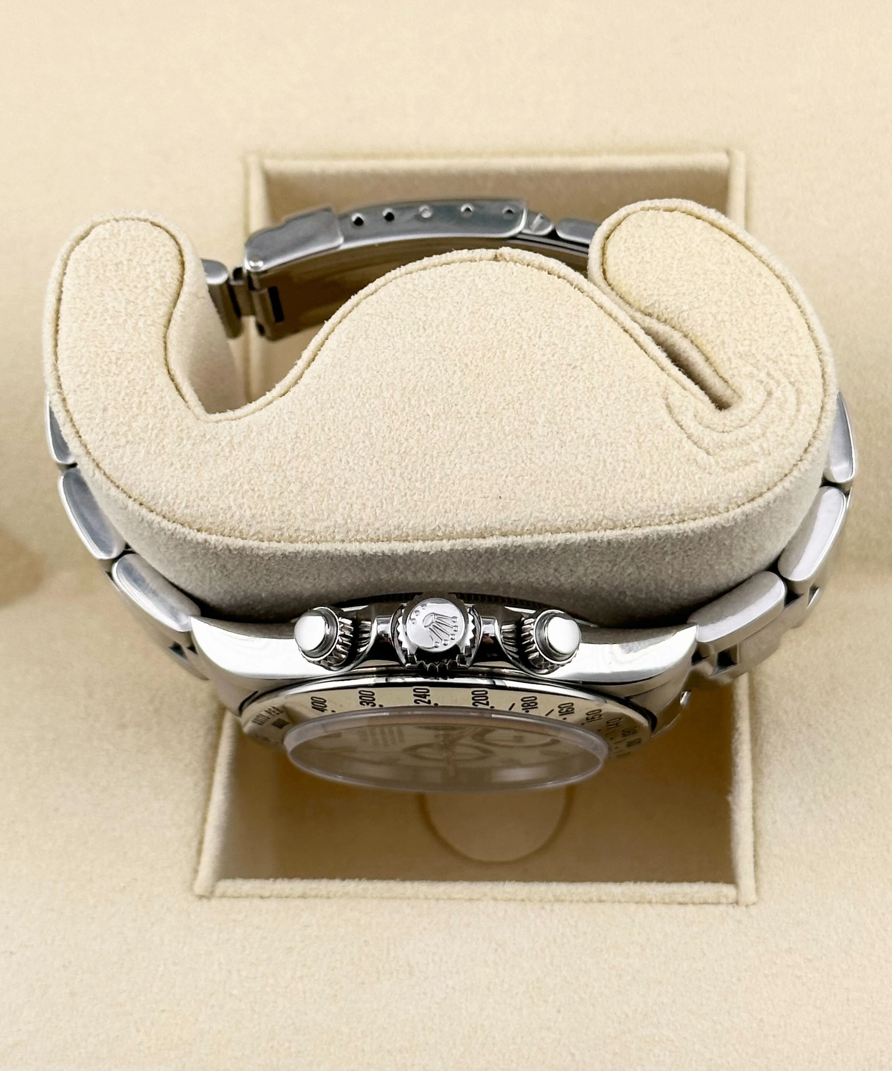 Rolex Daytona 16520 Zenith Movement Stainless Steel White Dial