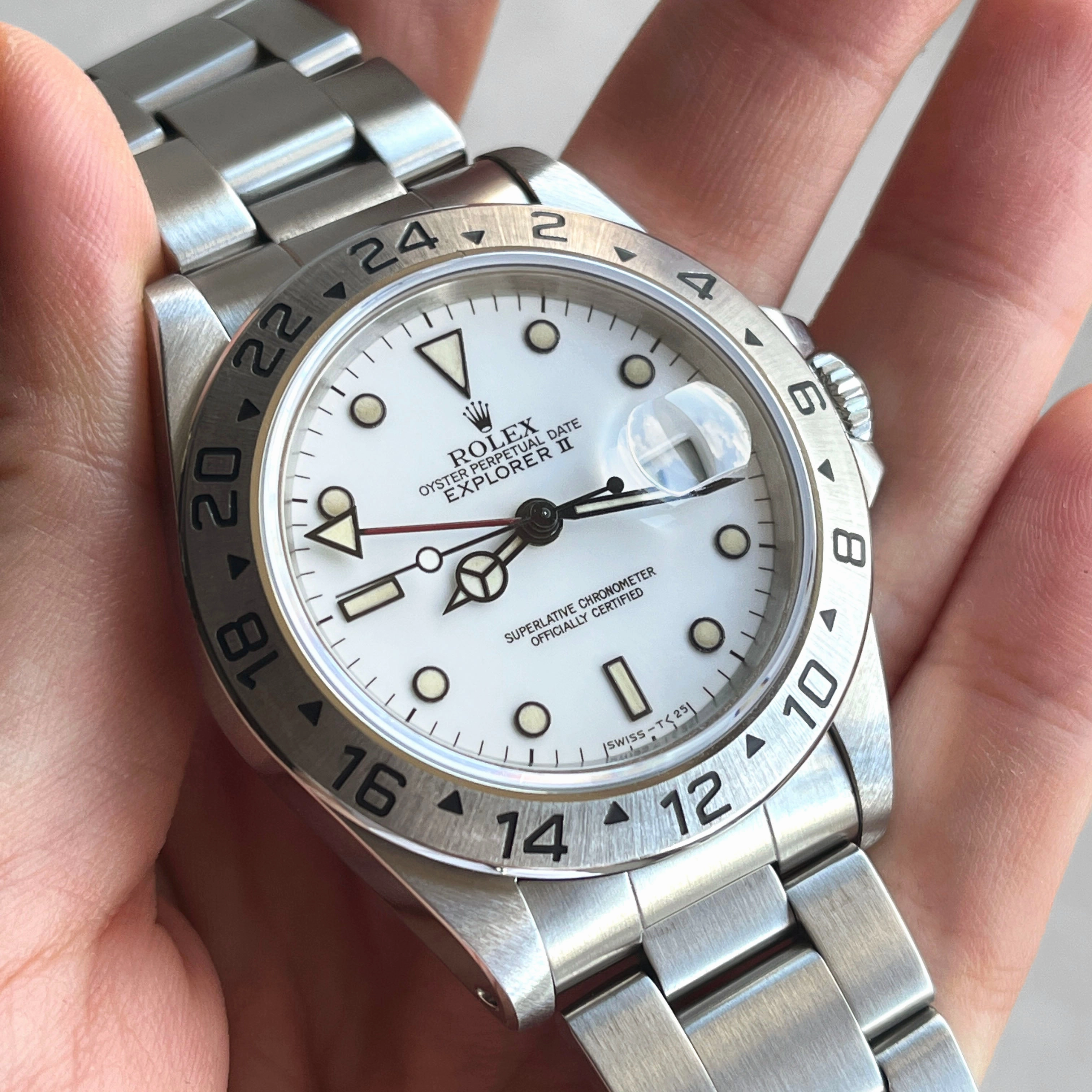 Rolex Explorer II, Steel