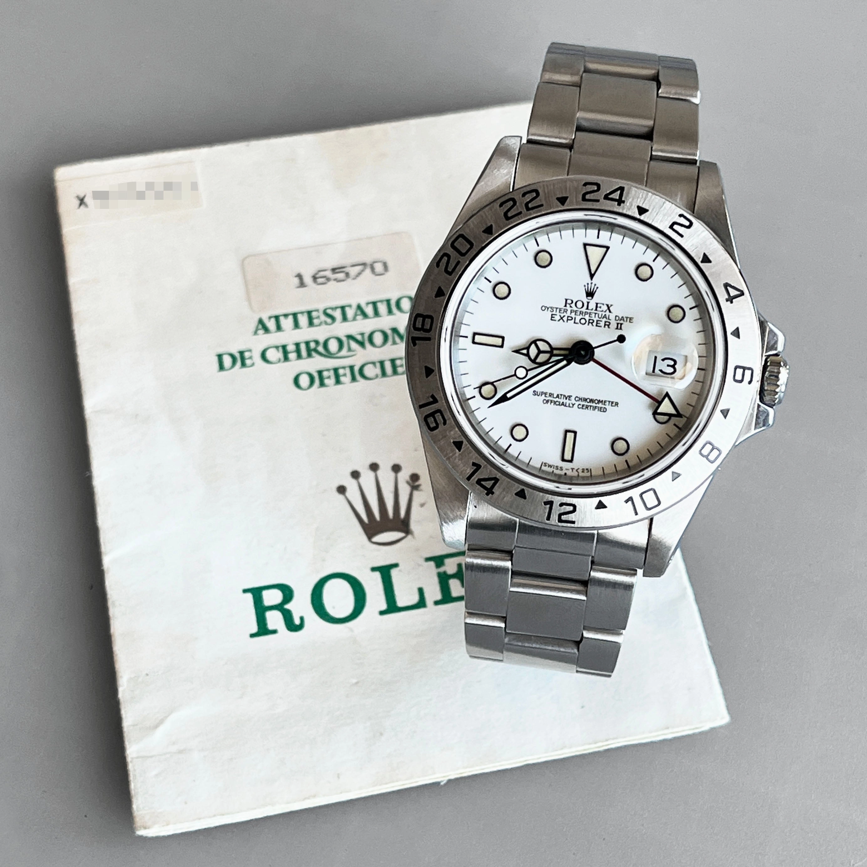 Rolex Explorer II, Steel
