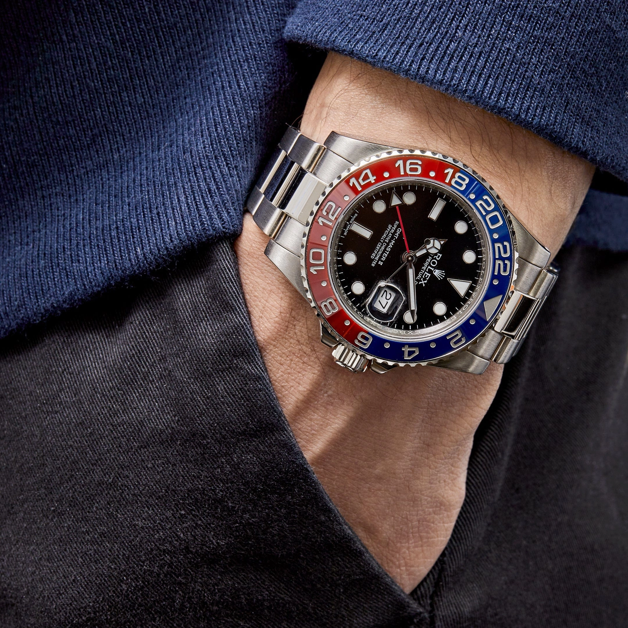 Rolex GMT-Master II 116719BLRO 'Pepsi' White Gold Black Dial (2017)