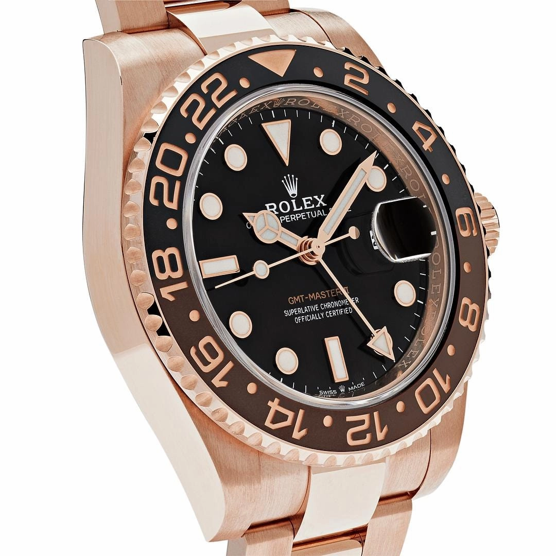 Rolex GMT-Master II 126715CHNR 'Root Beer' Rose Gold Black Dial (2019)
