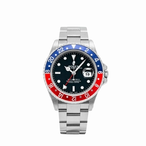 Rolex GMT-Master II 16710 'Pepsi' Stainless Steel Black Dial