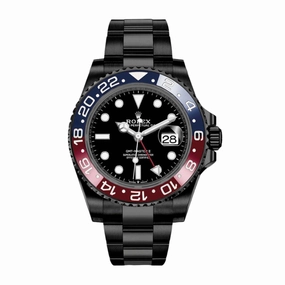 Rolex GMT-Master II "Pepsi" 40mm - Ref: 126710blro-0002 - Black Dial, Red & Blue Bezel, PVD Stainless Steel Oyster Bracelet