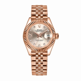 Rolex Lady Datejust 28mm - Ref: 279175-0006 - Sundust Dial, 18K Rose Gold Jubilee Bracelet Women's Watch