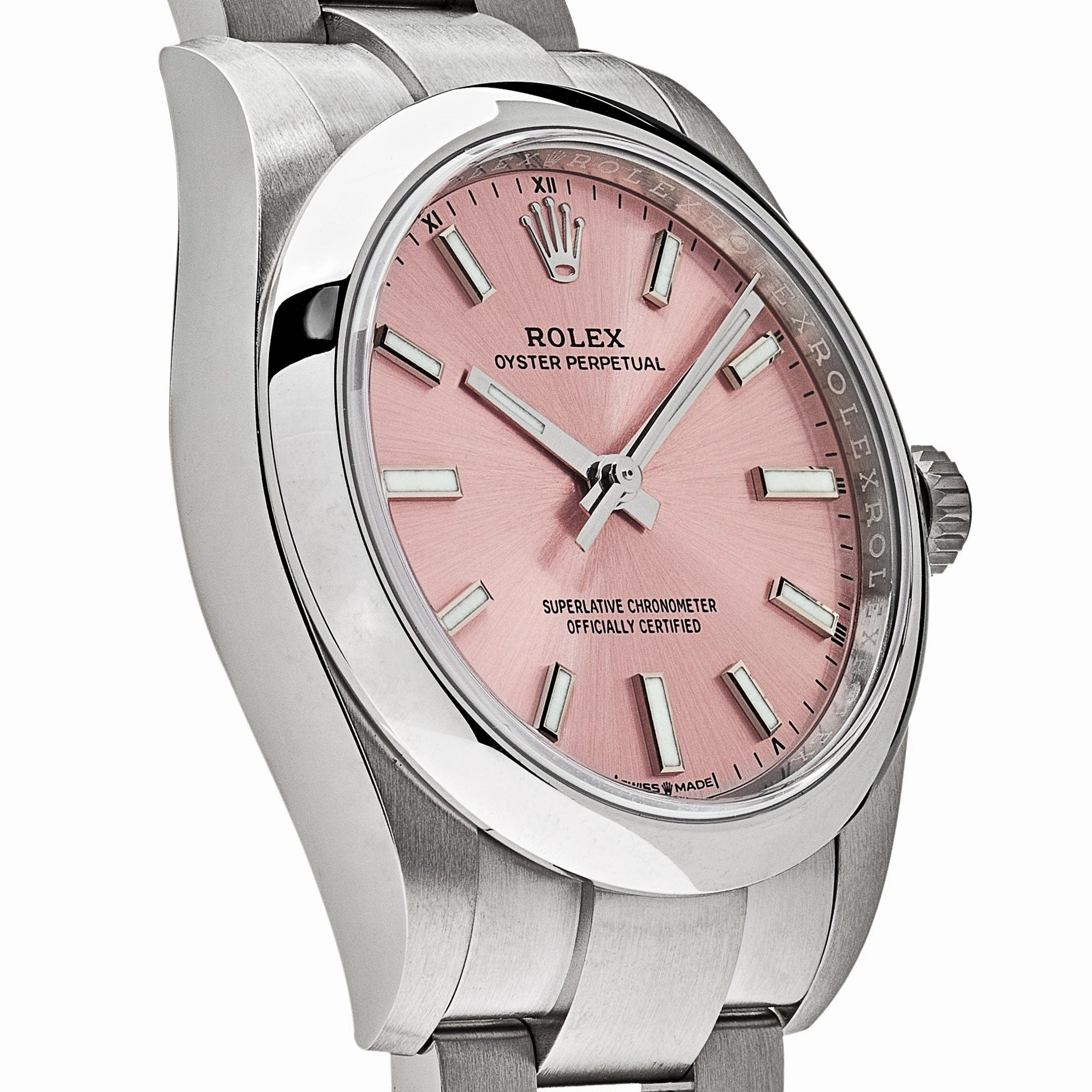 Rolex Oyster Perpetual 124200 'Ladies' Stainless Steel Pink Dial (2024)