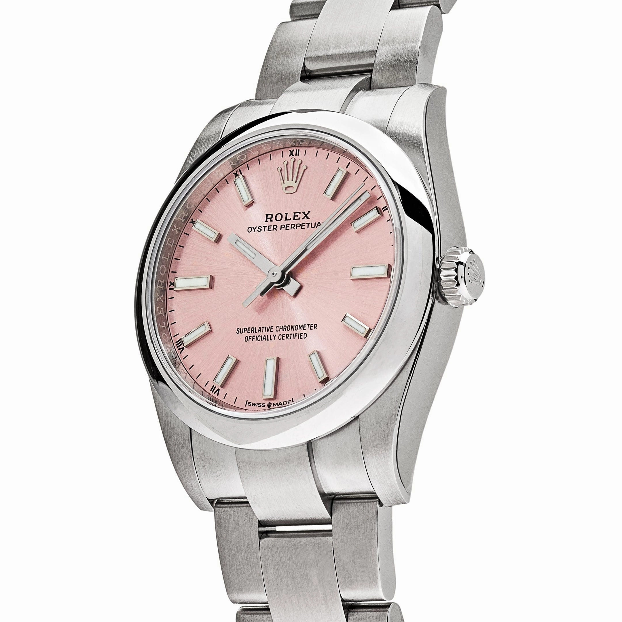 Rolex Oyster Perpetual 124200 'Ladies' Stainless Steel Pink Dial (2024)