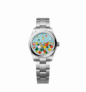 Rolex Oyster Perpetual 31 277200 'Ladies' Stainless Steel 'Celebration Motif' Dial (2024)