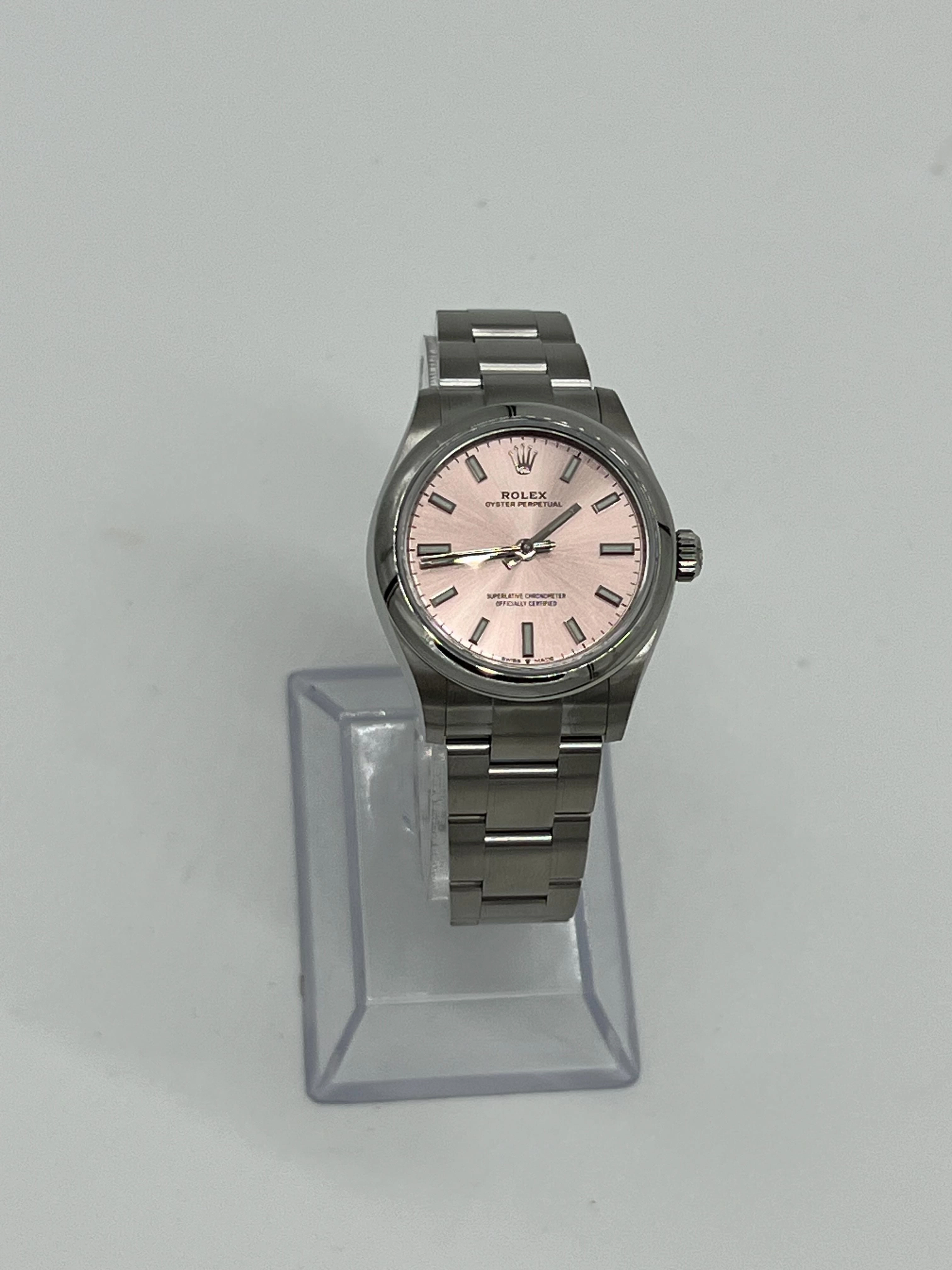 Rolex Oyster Perpetual 31 277200 'Ladies' Stainless Steel Pink Dial