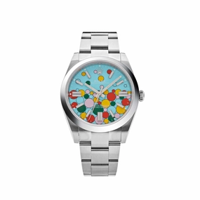 Rolex Oyster Perpetual 41 124300 Stainless Steel 'Celebration Motif' Dial