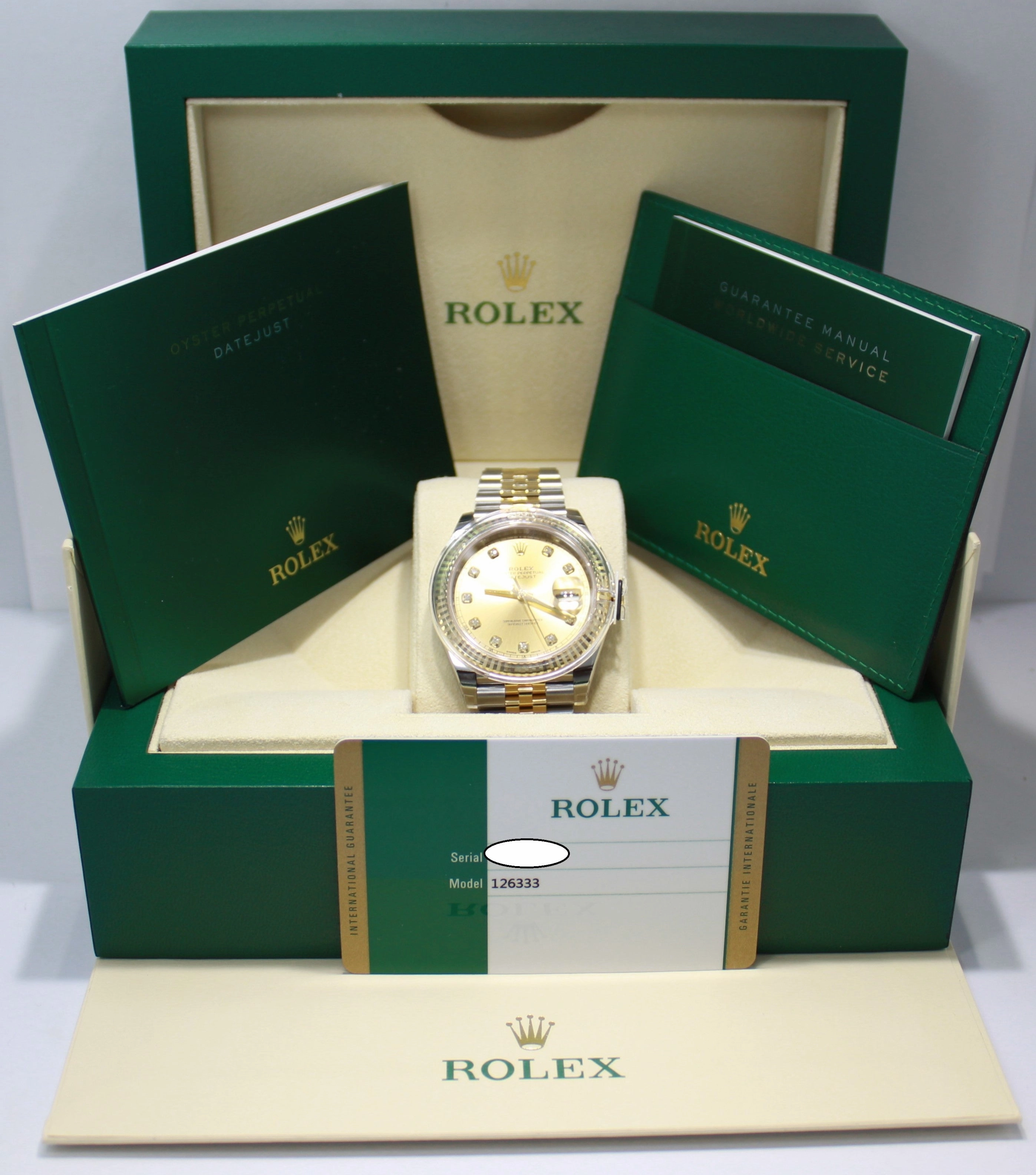 Rolex Oyster Perpetual Datejust 41 126333 GLDDJ Unworn
