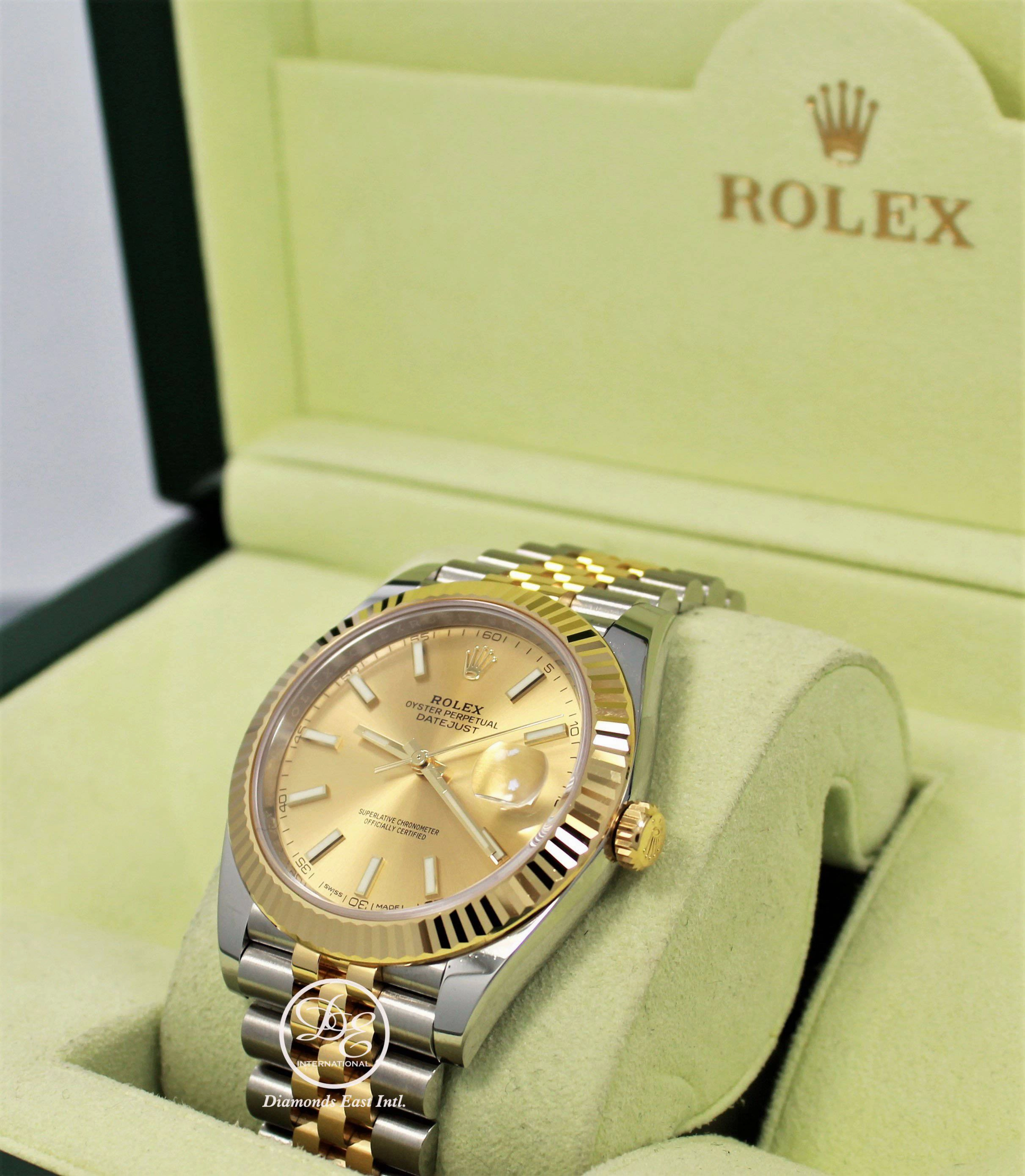 Rolex Oyster Perpetual Datejust 41 126333 GLDSJ BOX/PAPERS
