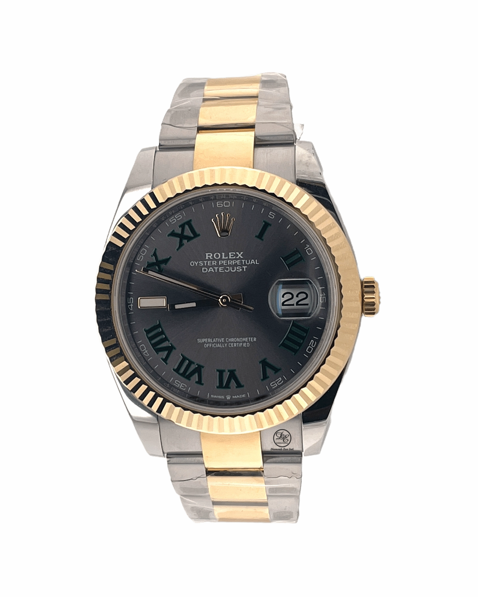 Rolex Oyster Perpetual Datejust 41 126333 SLTRO Wimbledon Oyster 18K Yellow Gold/ SS Unworn