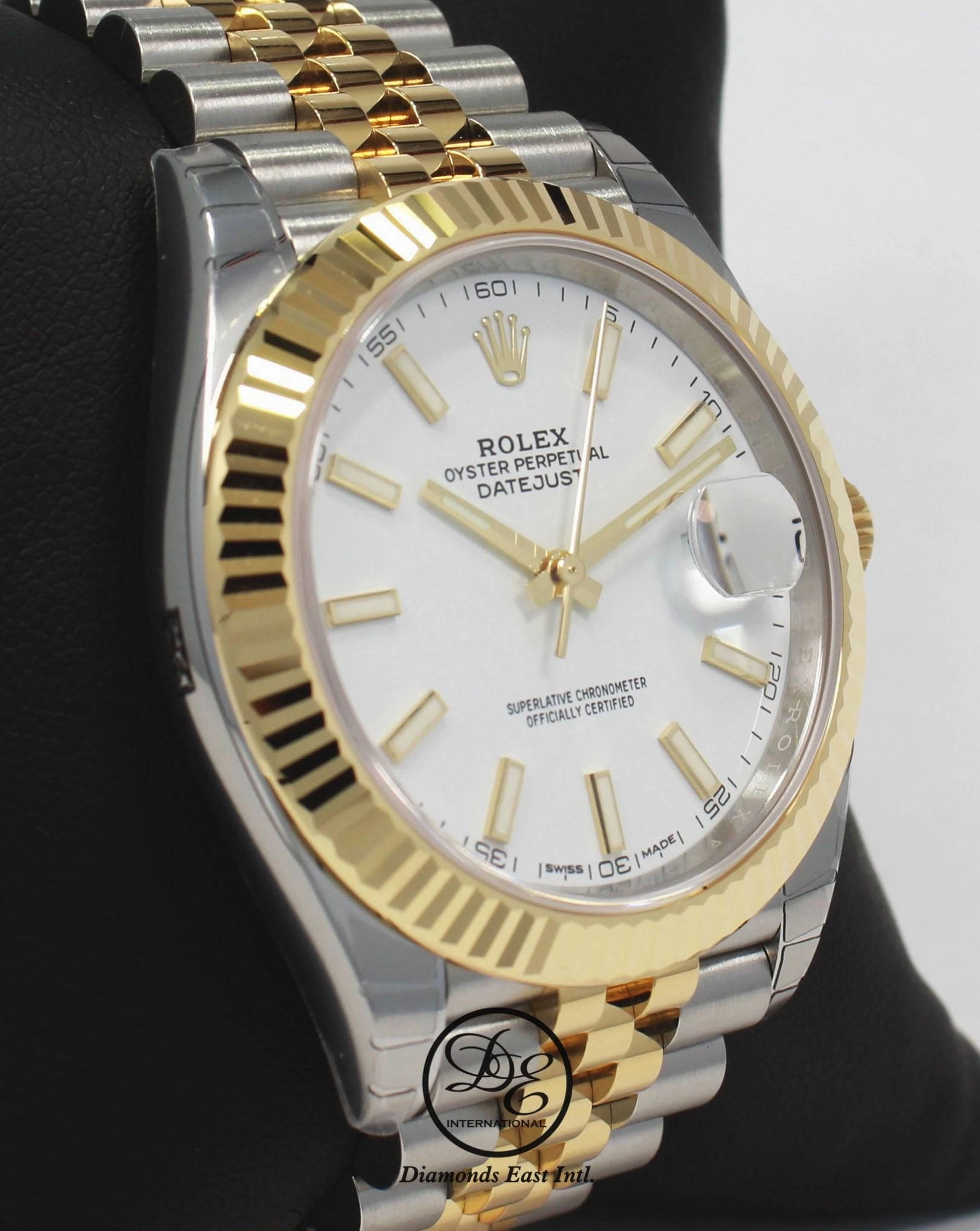 Rolex Oyster Perpetual Datejust 41 126333 WHTSJ Jubilee 18k Yellow Gold / SS Unworn