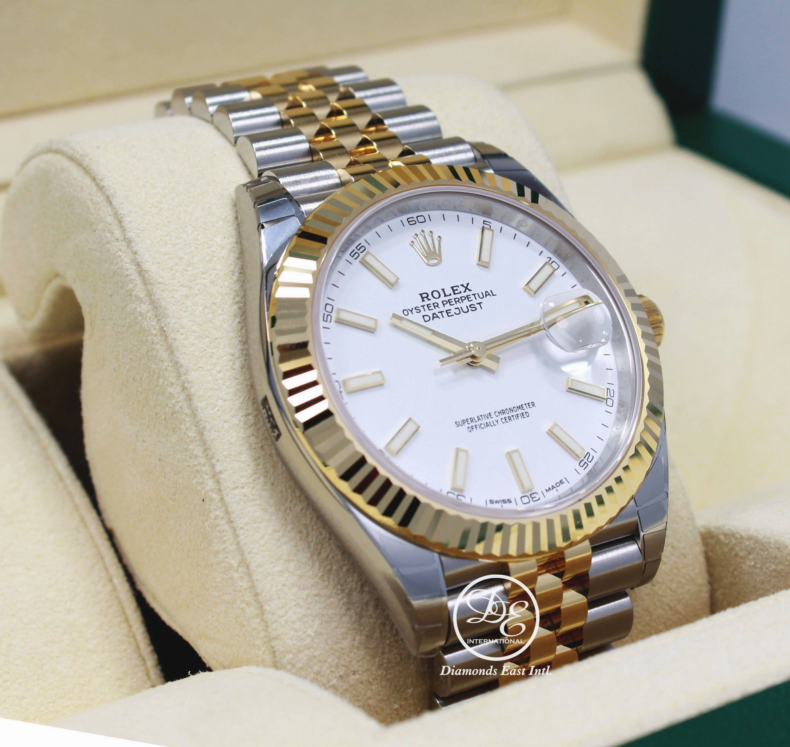 Rolex Oyster Perpetual Datejust 41 126333 WHTSJ Jubilee 18k Yellow Gold / SS Unworn