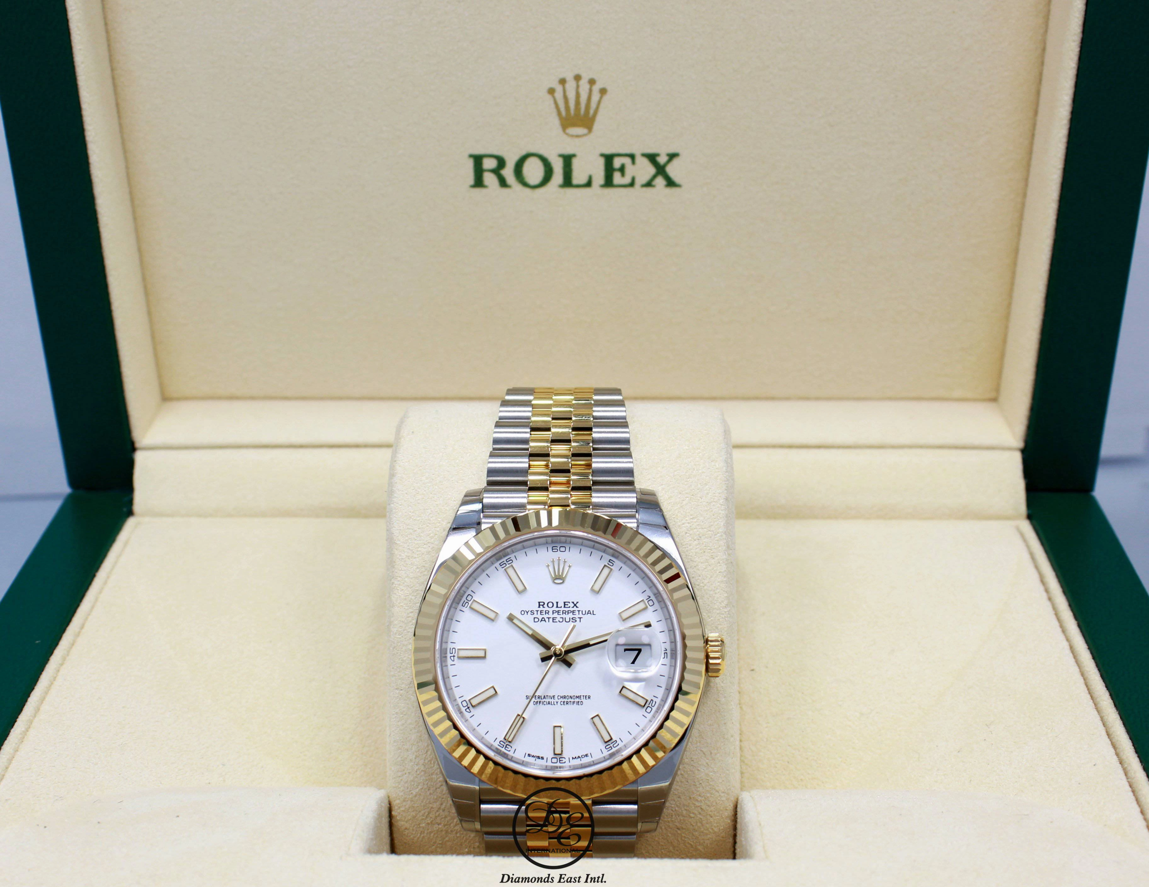 Rolex Oyster Perpetual Datejust 41 126333 WHTSJ Jubilee 18k Yellow Gold / SS Unworn