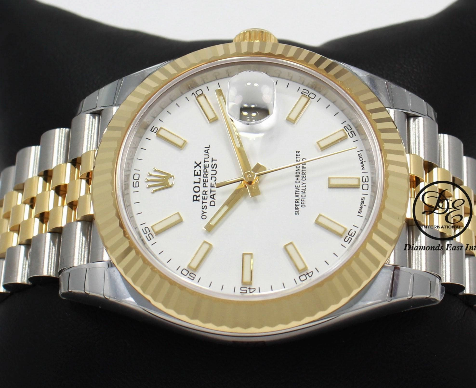 Rolex Oyster Perpetual Datejust 41 126333 WHTSJ Jubilee 18k Yellow Gold / SS Unworn