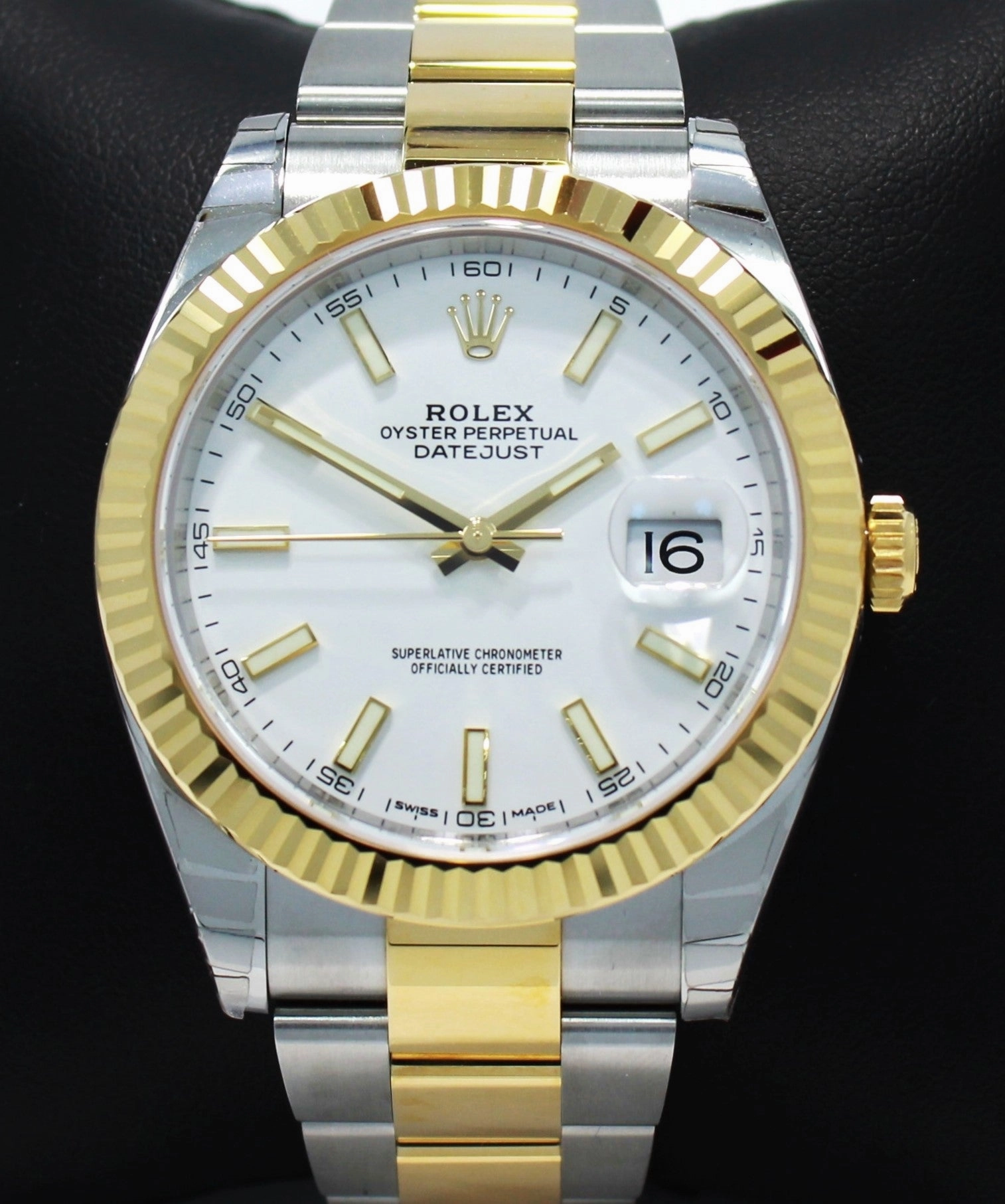 Rolex Oyster Perpetual Datejust 41 126333 WHTSO Oyster 18k yellow gold/ SS Unworn